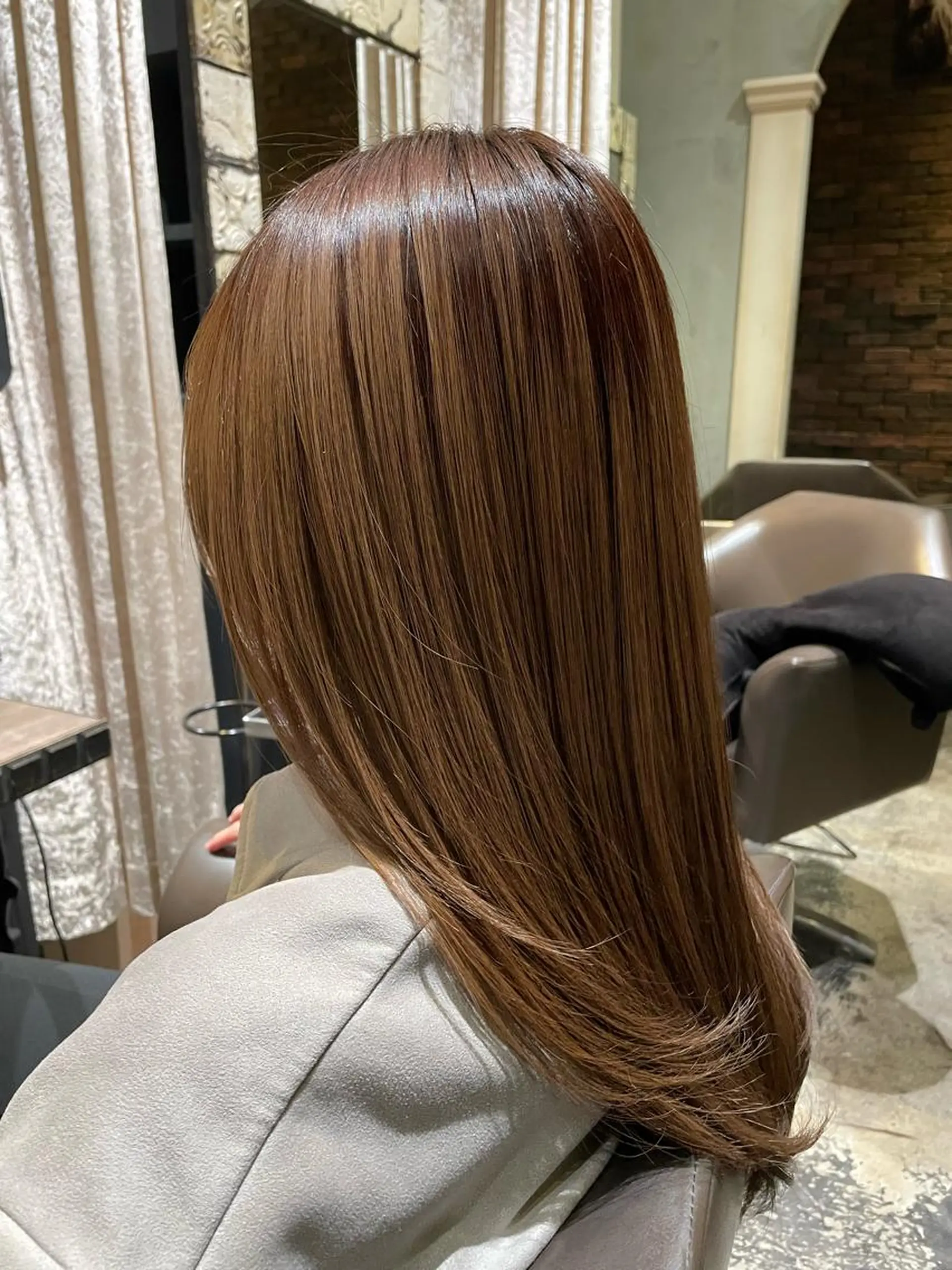 ロング カット トリートメント 高見澤 優のヘアスタイル