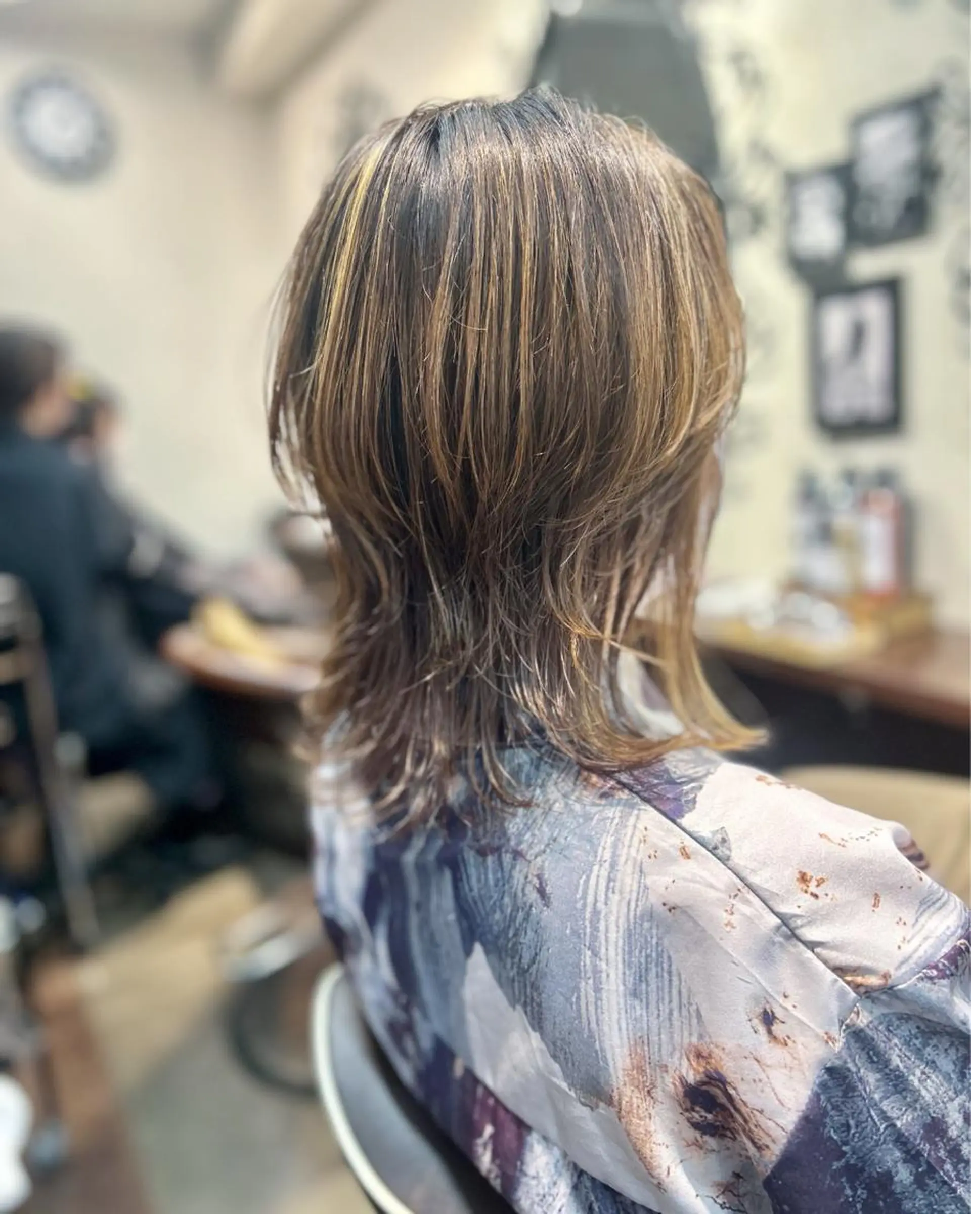 ミディアム ウルフカット カット トリートメント allure所属・【髪質改善】ena 縮毛矯正/落合/新宿のヘアスタイル