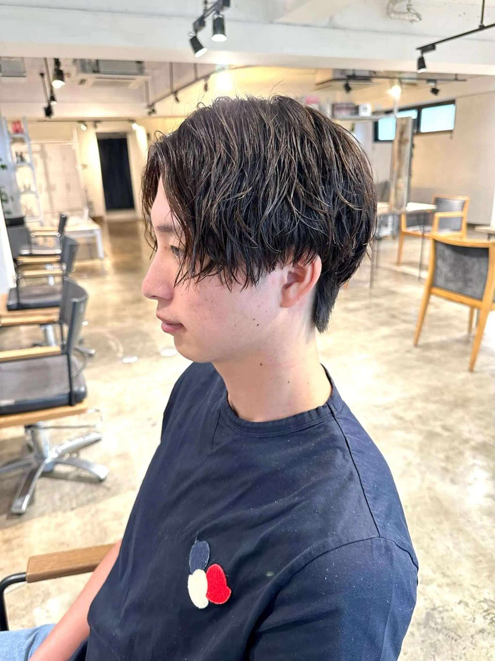 メンズ センターパート メンズパーマ メンズツイストパーマ 波巻きパーマ ツイストパーマ カット ヘアカラー パーマ トリートメント 骨格補正施術/メンズ 専門美容師/YUYAのヘアスタイル