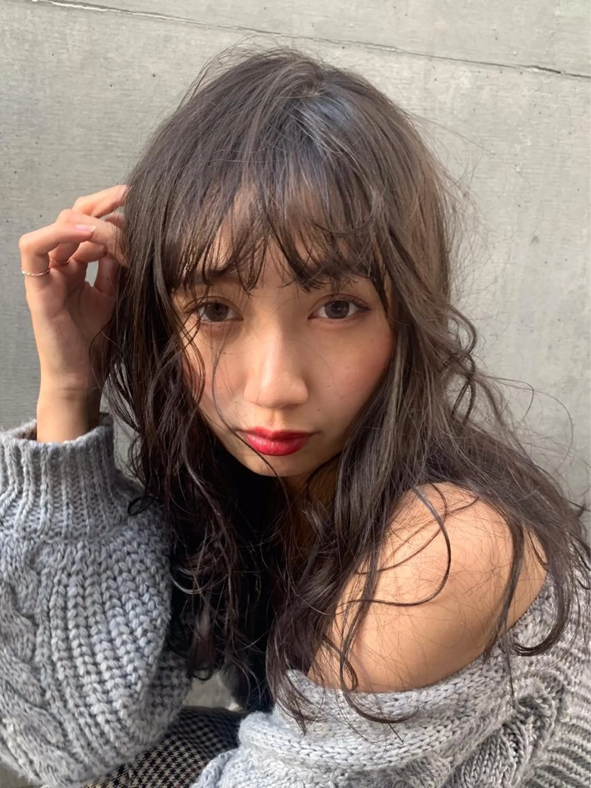 セミロング ボブ/縮毛矯正/ 高嶋 優のヘアスタイル