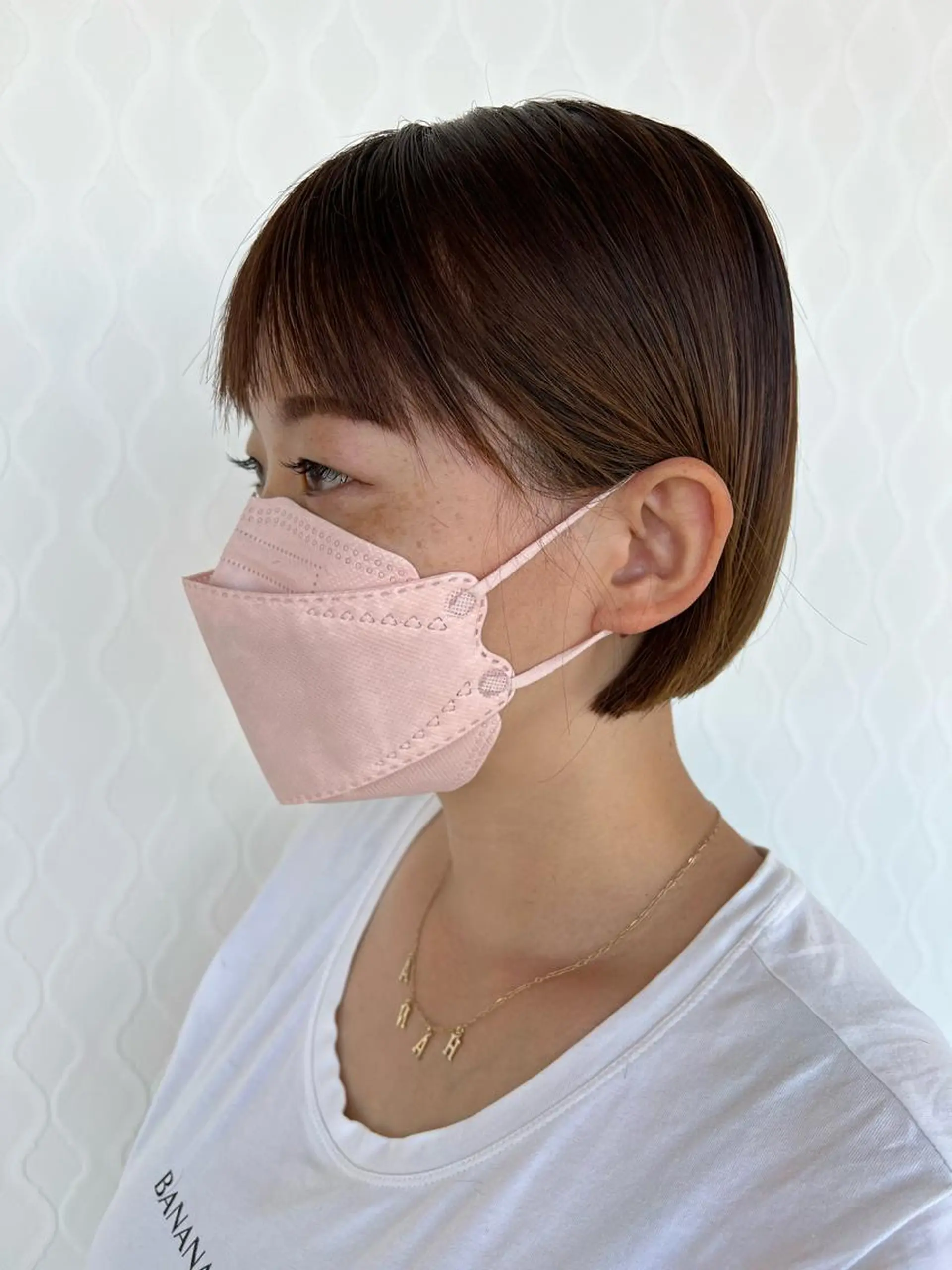 ショート ボブ カット 大石 祐那のヘアスタイル