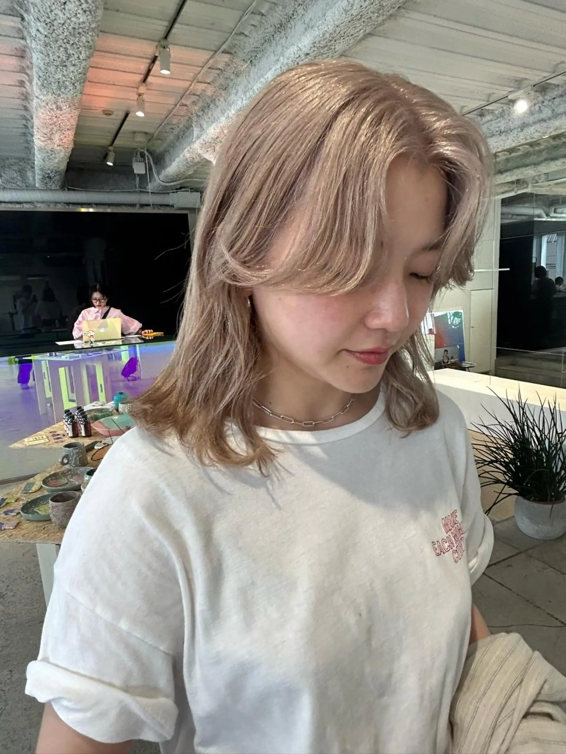 ミディアム STAN WOOD所属・似合わせcut 🔥yutakaのヘアスタイル