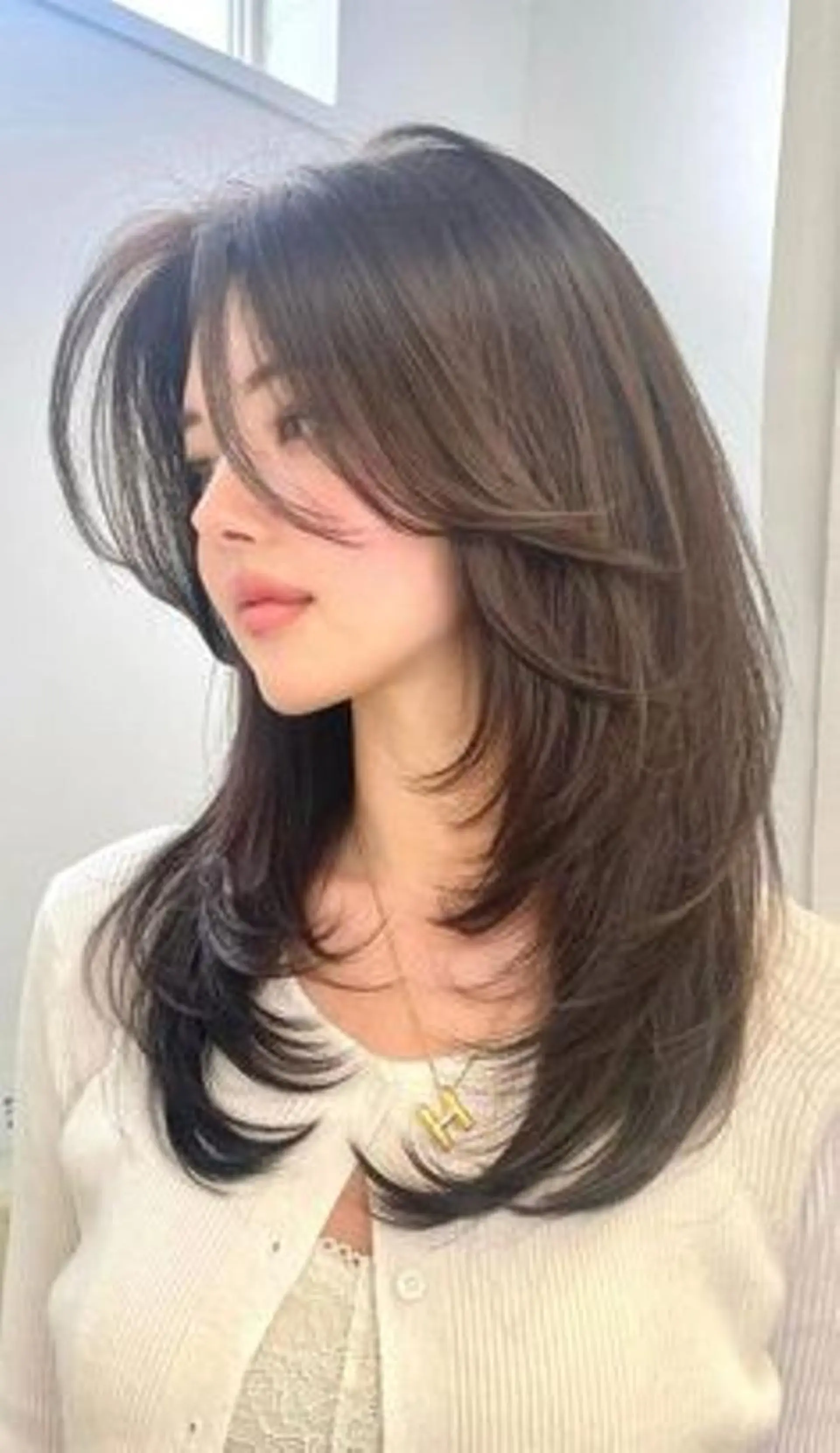 セミロング カット お洒落暖色 🍒AOI🍒のヘアスタイル