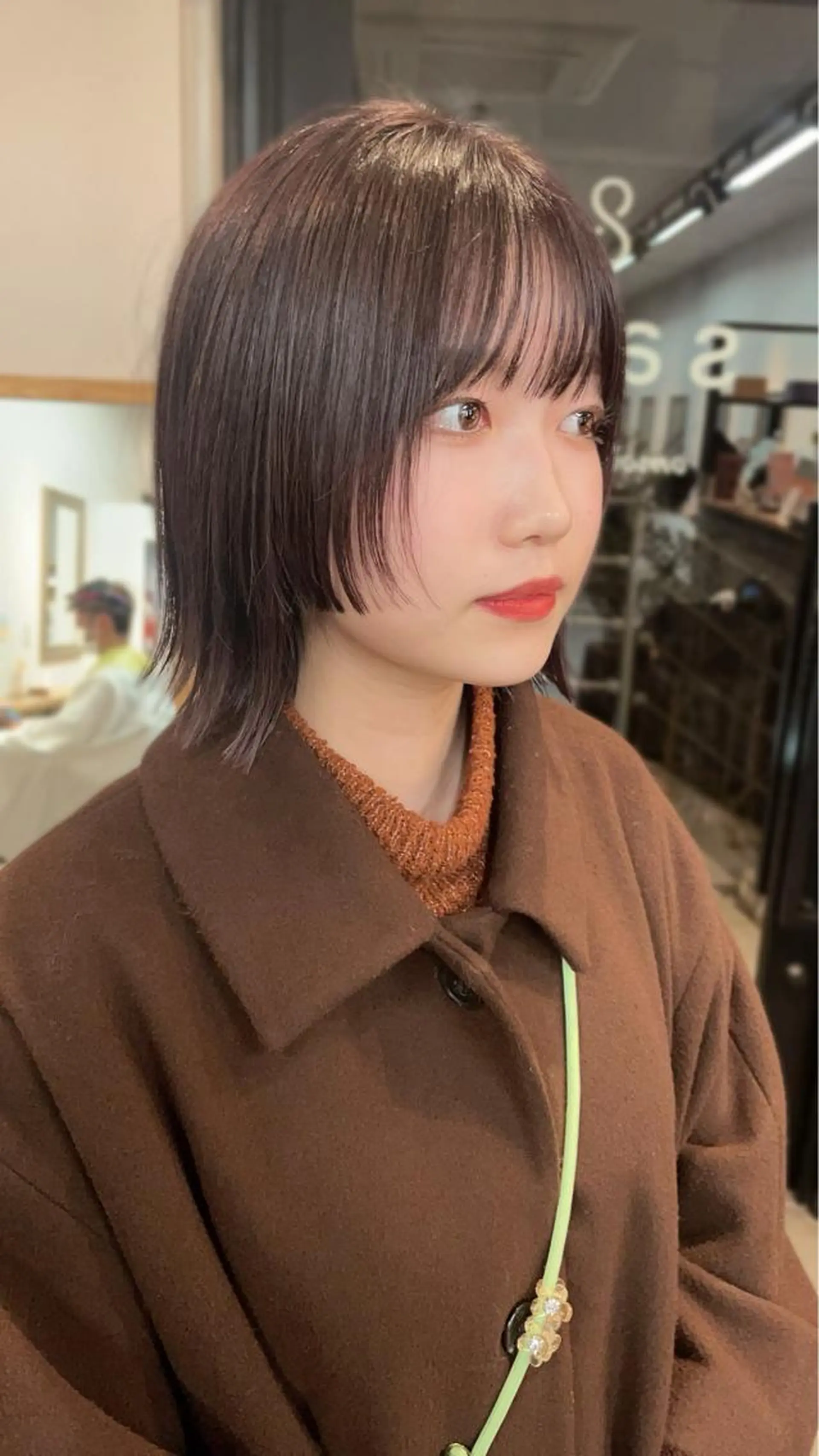 ミディアム カラー カット ヘアカラー 表参道美容師ゆいか ♡ミディアムレイヤーのヘアスタイル