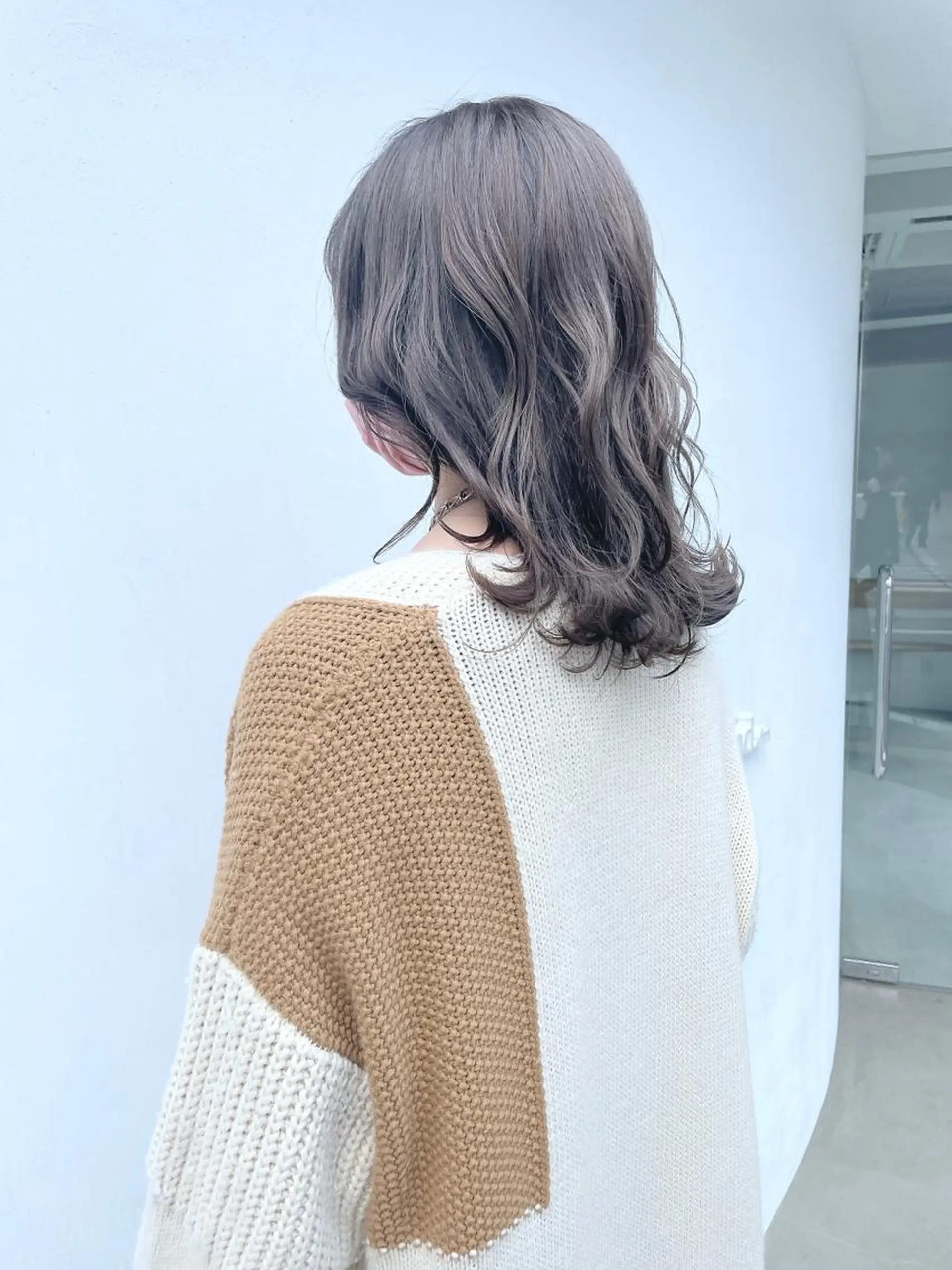 カラー グレージュ ミルクティーグレージュ カット パーマ 🍨モテベージュ🩰 miraiのヘアスタイル