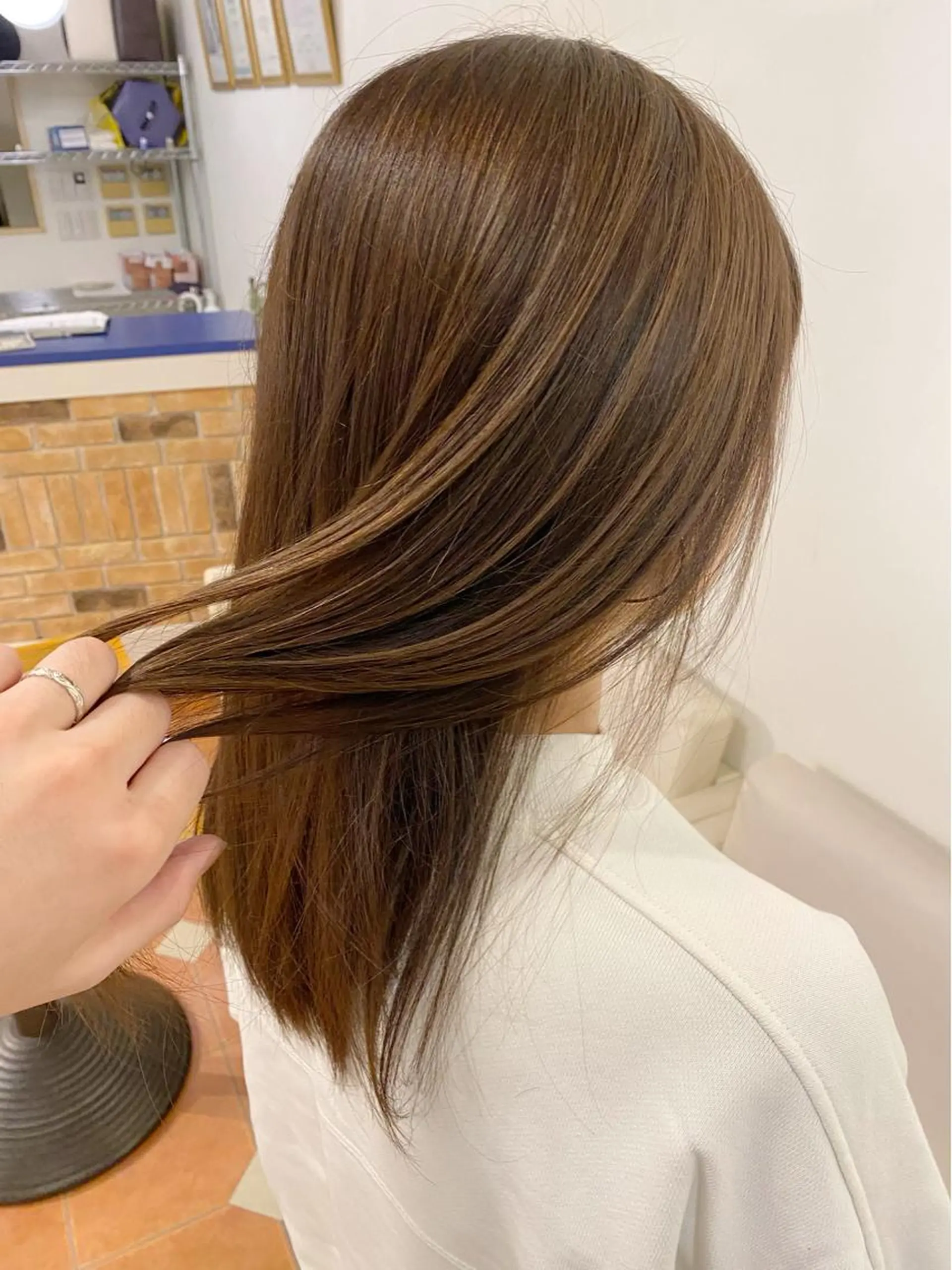 ロング トリートメント カット ヘアカラー トリートメント 石井 佑樹のヘアスタイル