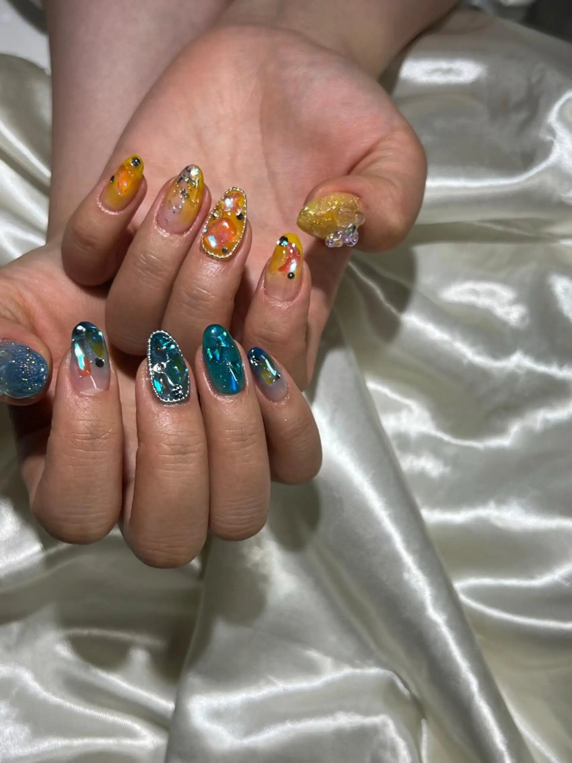 ネイル 持ち込み ニュアンスネイル ハンドネイル ハンドケア Charme. NOBUKOのネイルデザイン