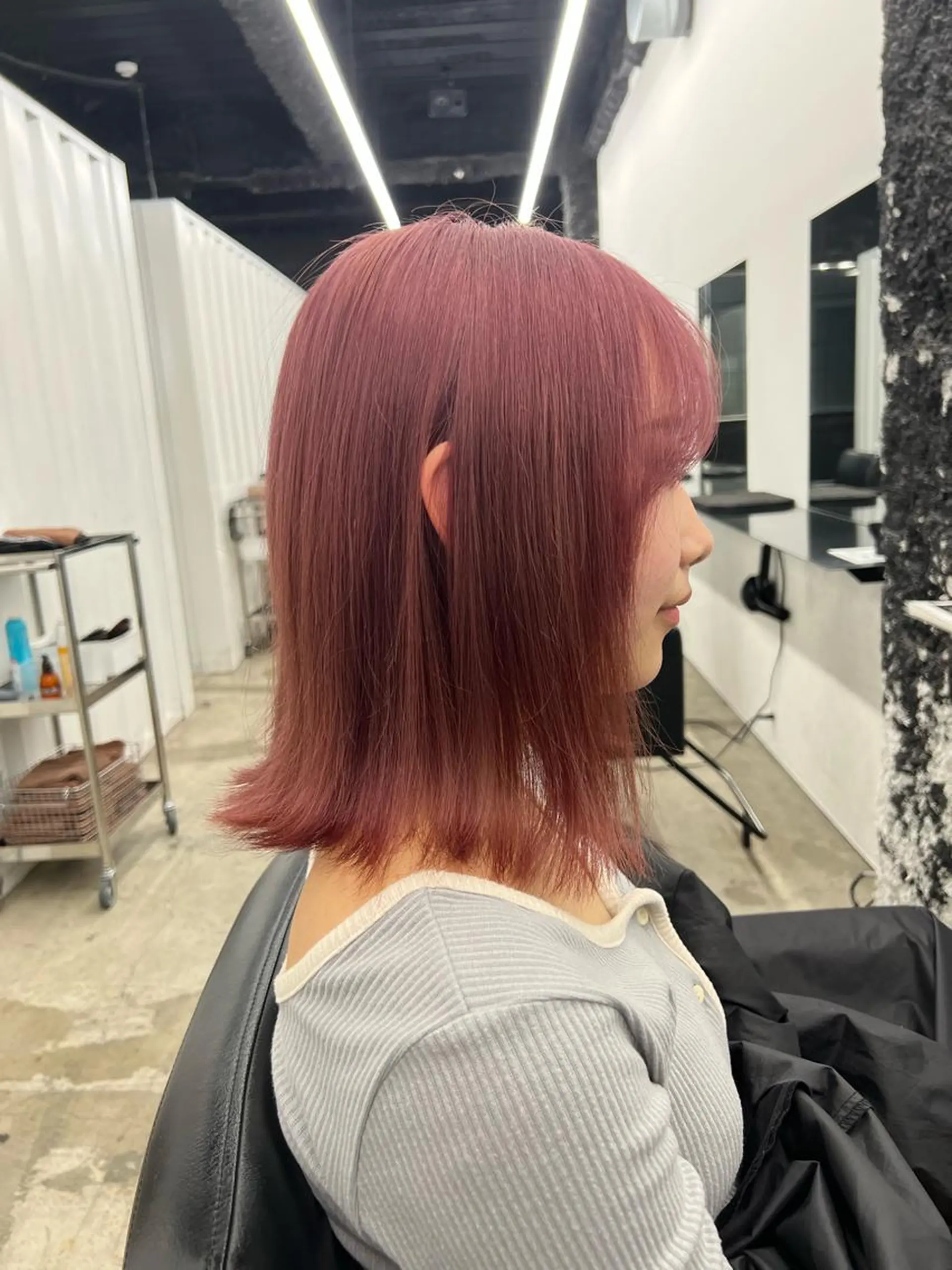 ミディアム カラー RYUEI メンズカット/パーマのヘアスタイル