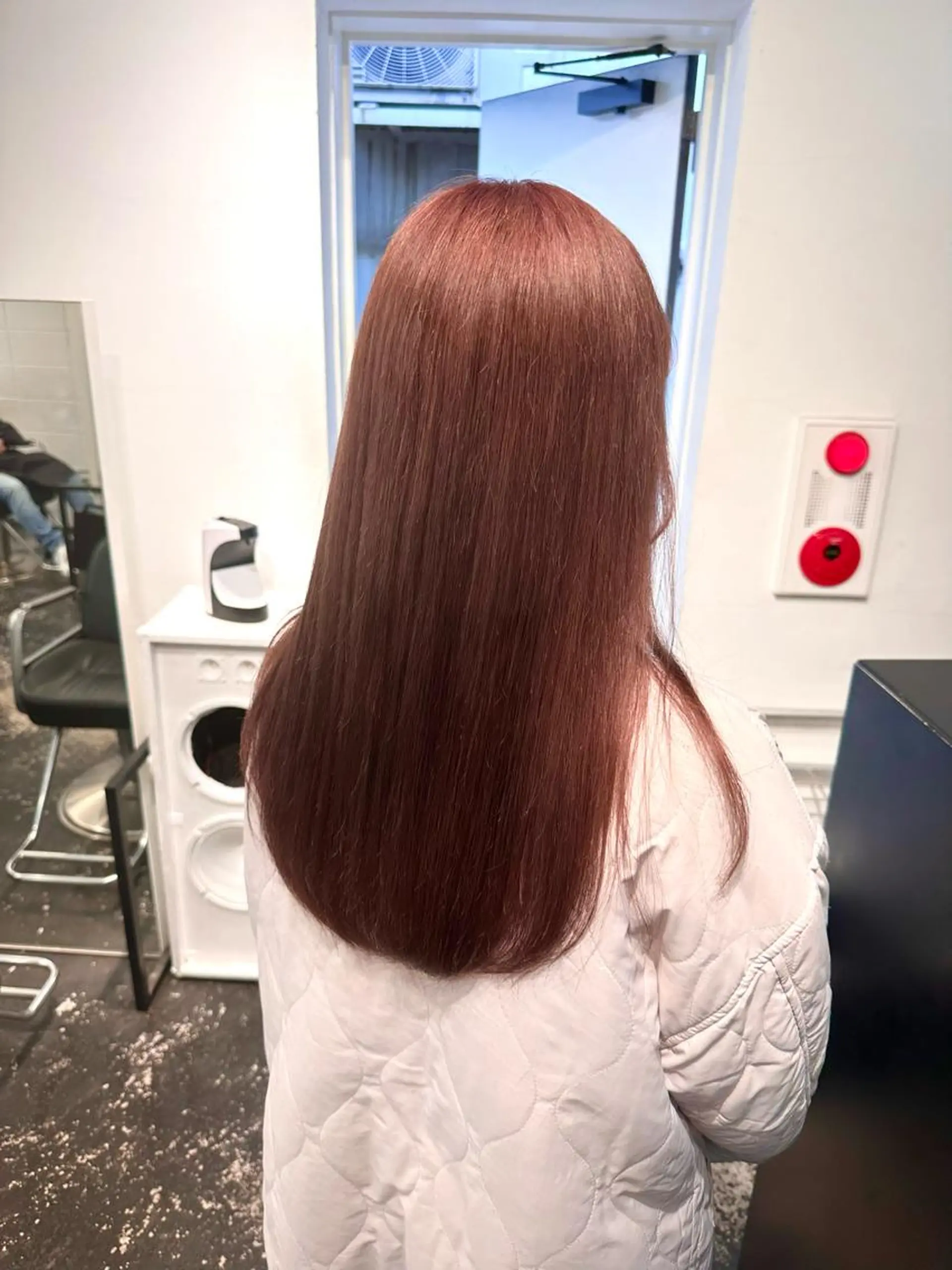 ロング カラー ヘアカラー トリートメント 🎀ツヤ髪韓国ヘア ミカ🎀のヘアスタイル