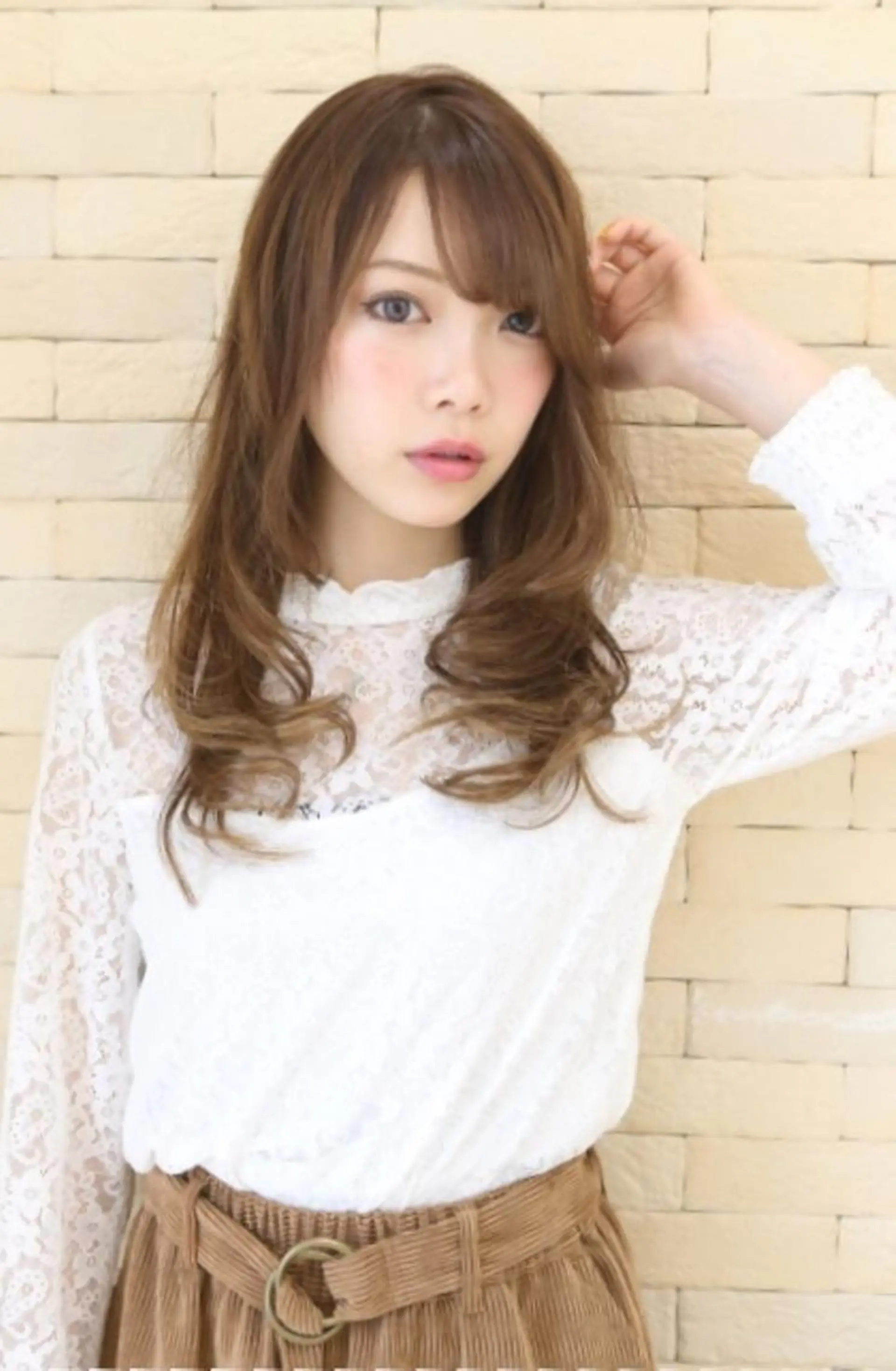 セミロング レイヤーカット カット ヘアカラー トリートメント トップスタイリスト 江口 稜亮のヘアスタイル