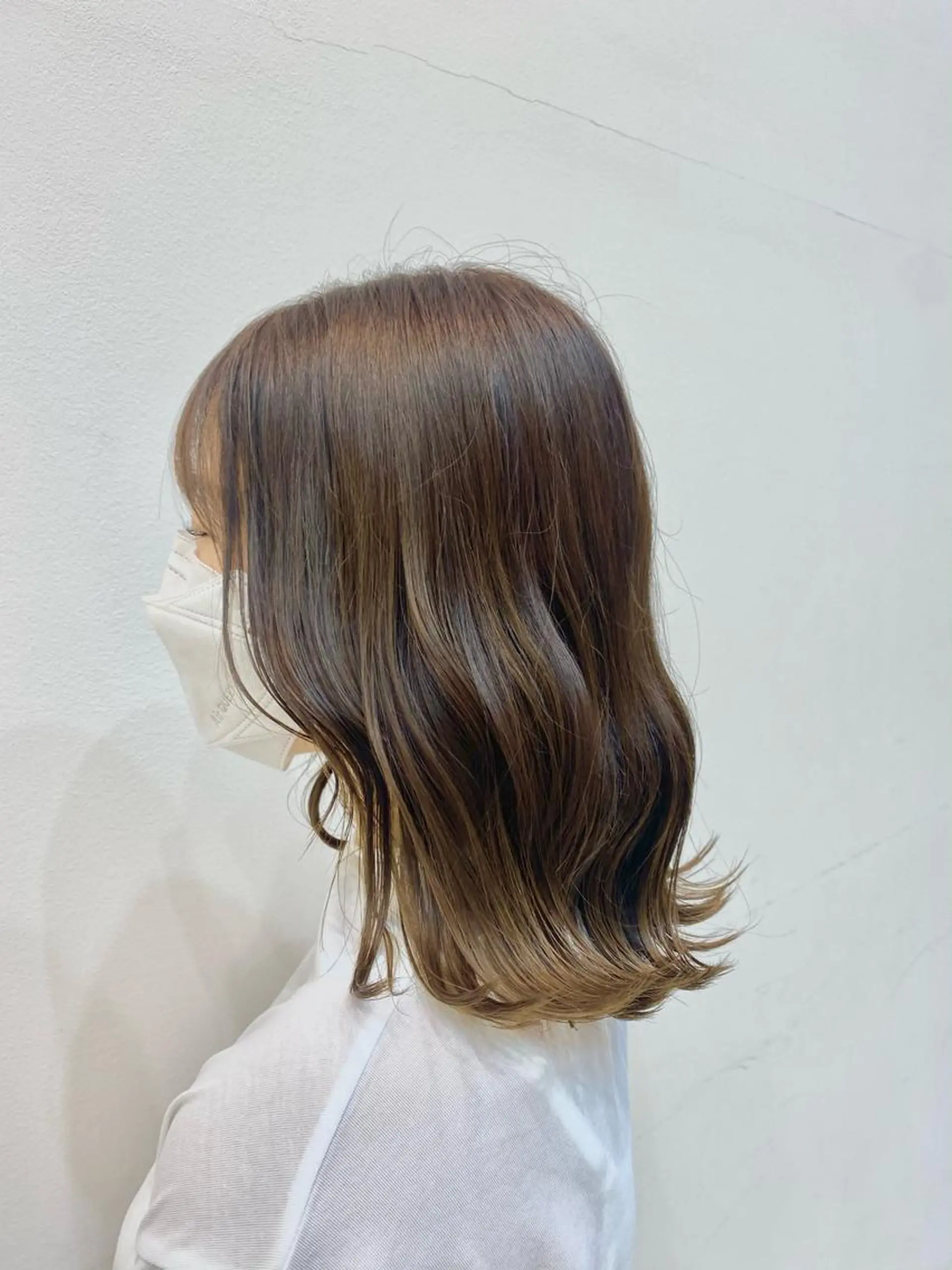 カラー アディクシーカラー ベージュカラー ブリーチ ブリーチなしカラー レイヤーカット🍒韓 国ヘア🍒ひかりのヘアスタイル