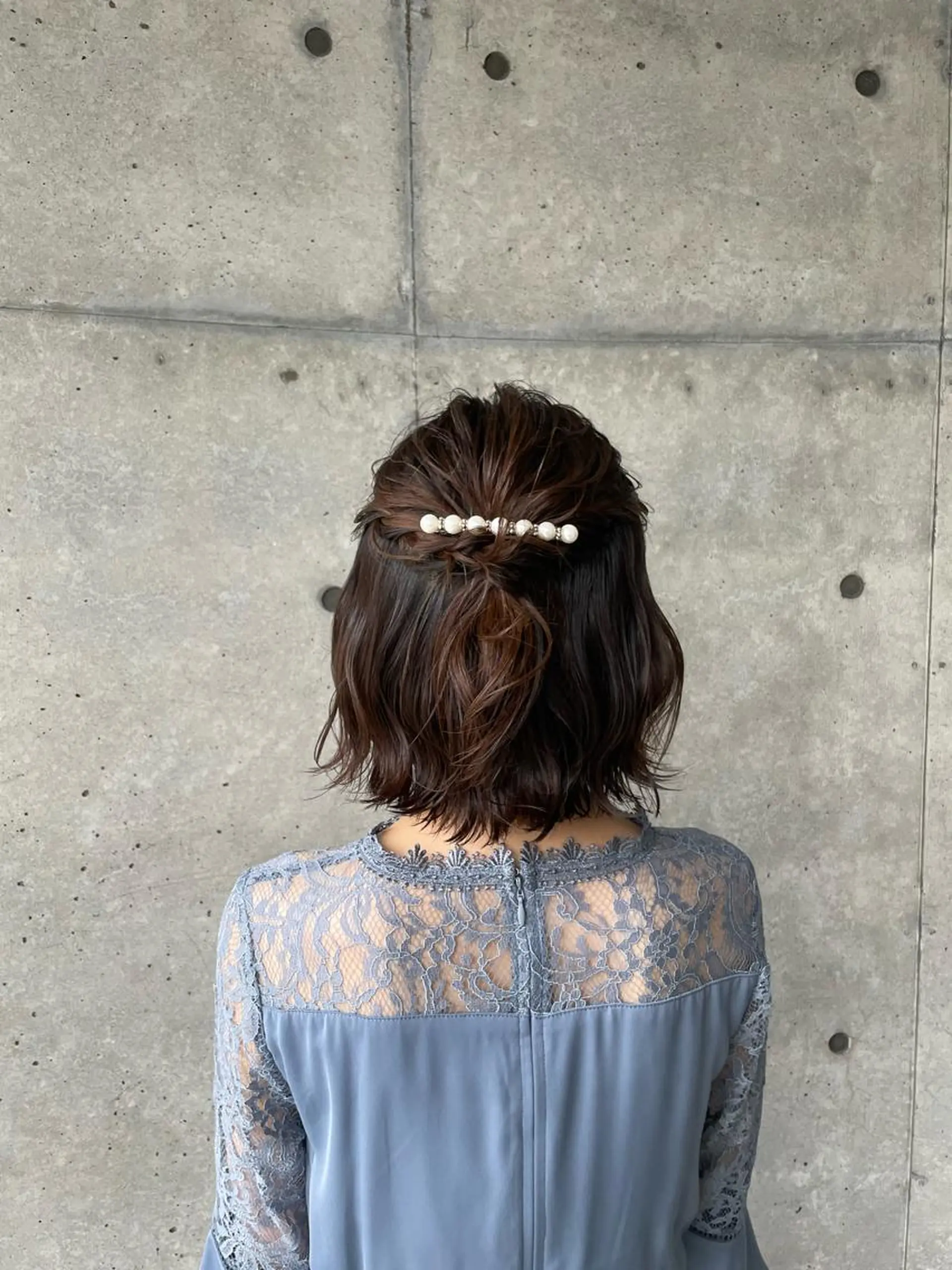 ヘアアレンジ ハーフアップ am eyelash salon所属・am eyelash ❁︎ kasumiのマツエク・マツパデザイン