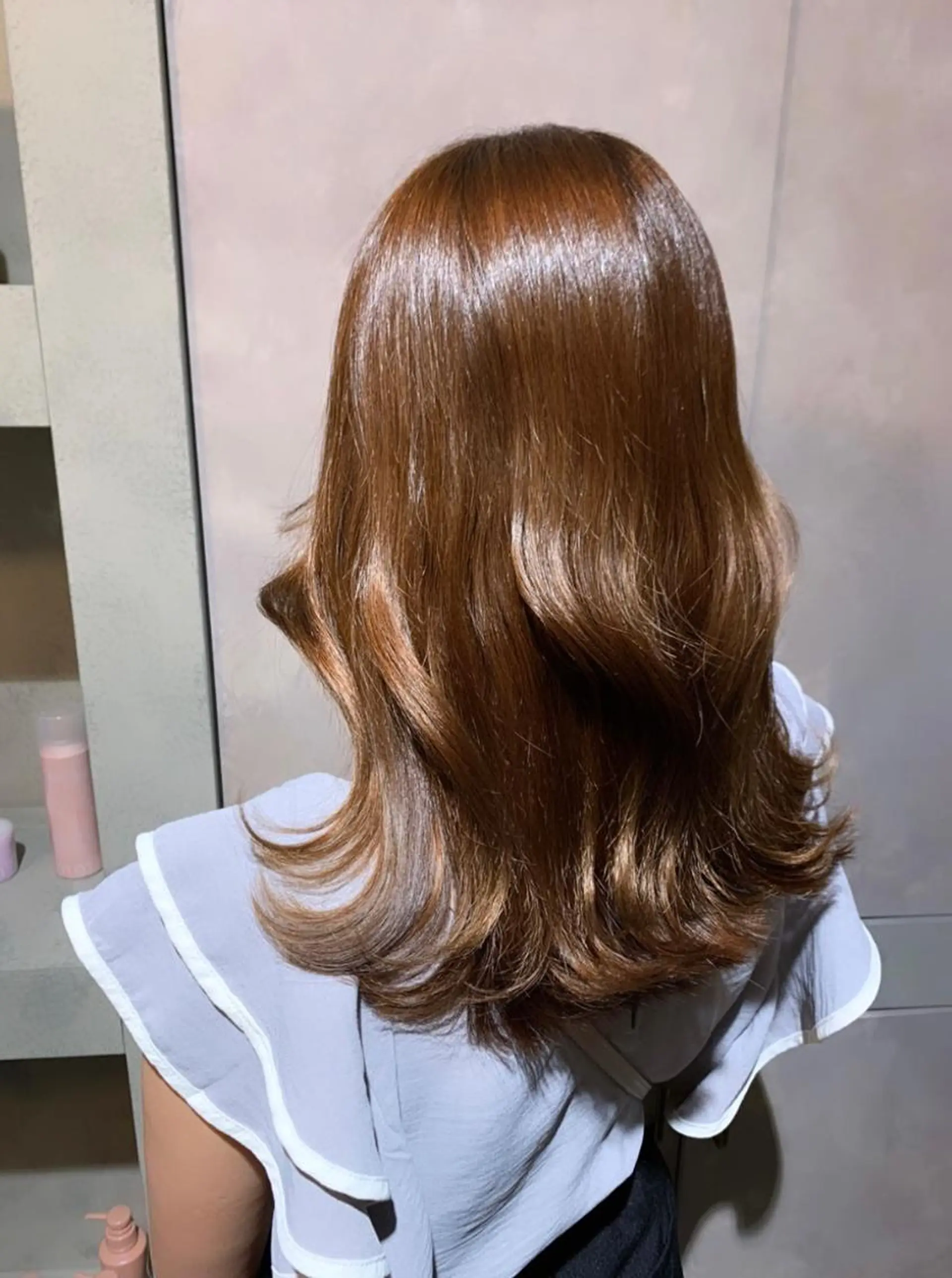 セミロング カラー カット ヘアカラー ヘアセット I’ve所属・💘大人可愛く💘 Natsuki❥❥❥のヘアスタイル