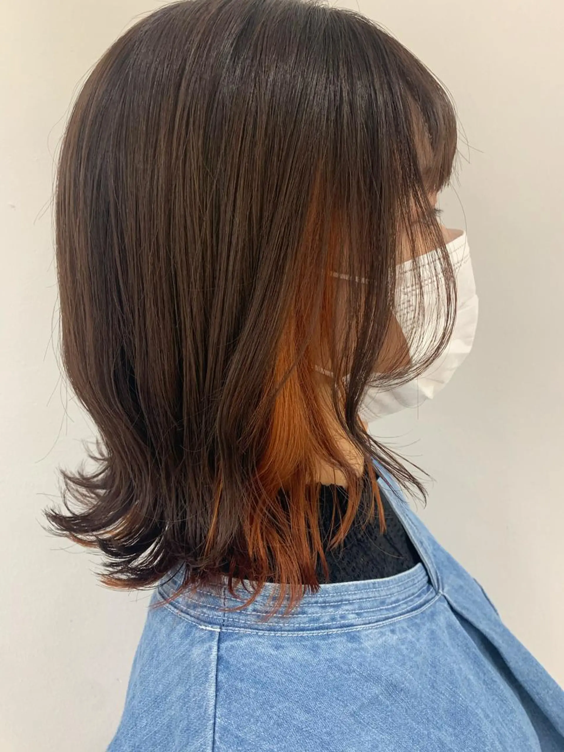 ミディアム ヘアカラー トリートメント 米津 優花のヘアスタイル