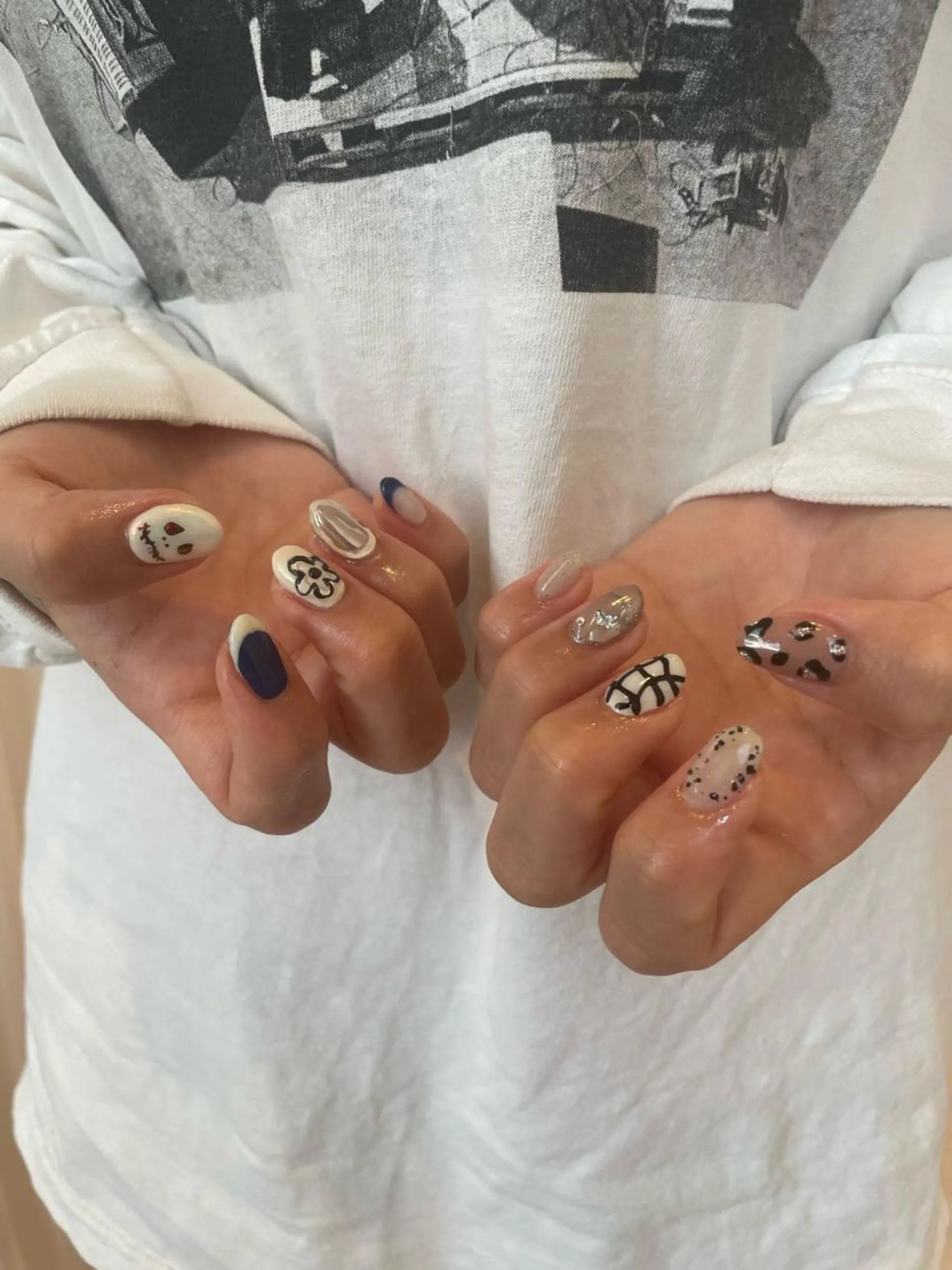 ネイル 束感まつ毛/ネイル/ LED♥KIRARAのマツエク・マツパデザイン