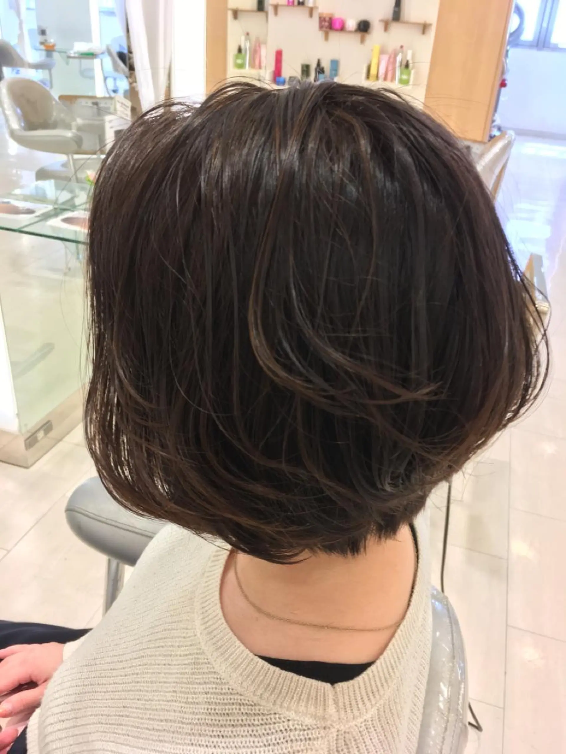 ショート カラー ショートボブ グレージュ ボブ ショートヘア 森島 雅之のヘアスタイル