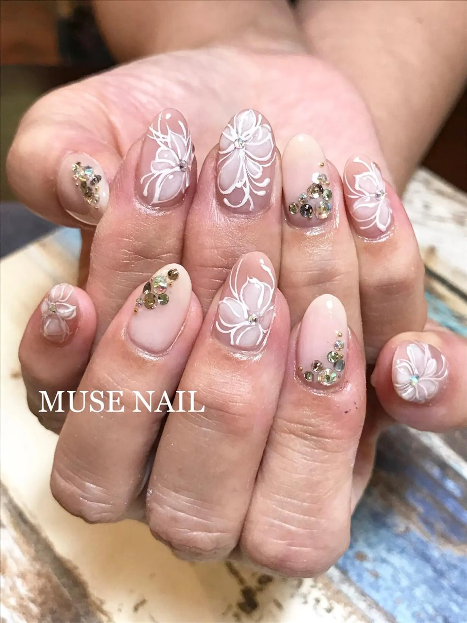 ネイル フラワーネイル ハンドネイル jdn kayokoのネイルデザイン