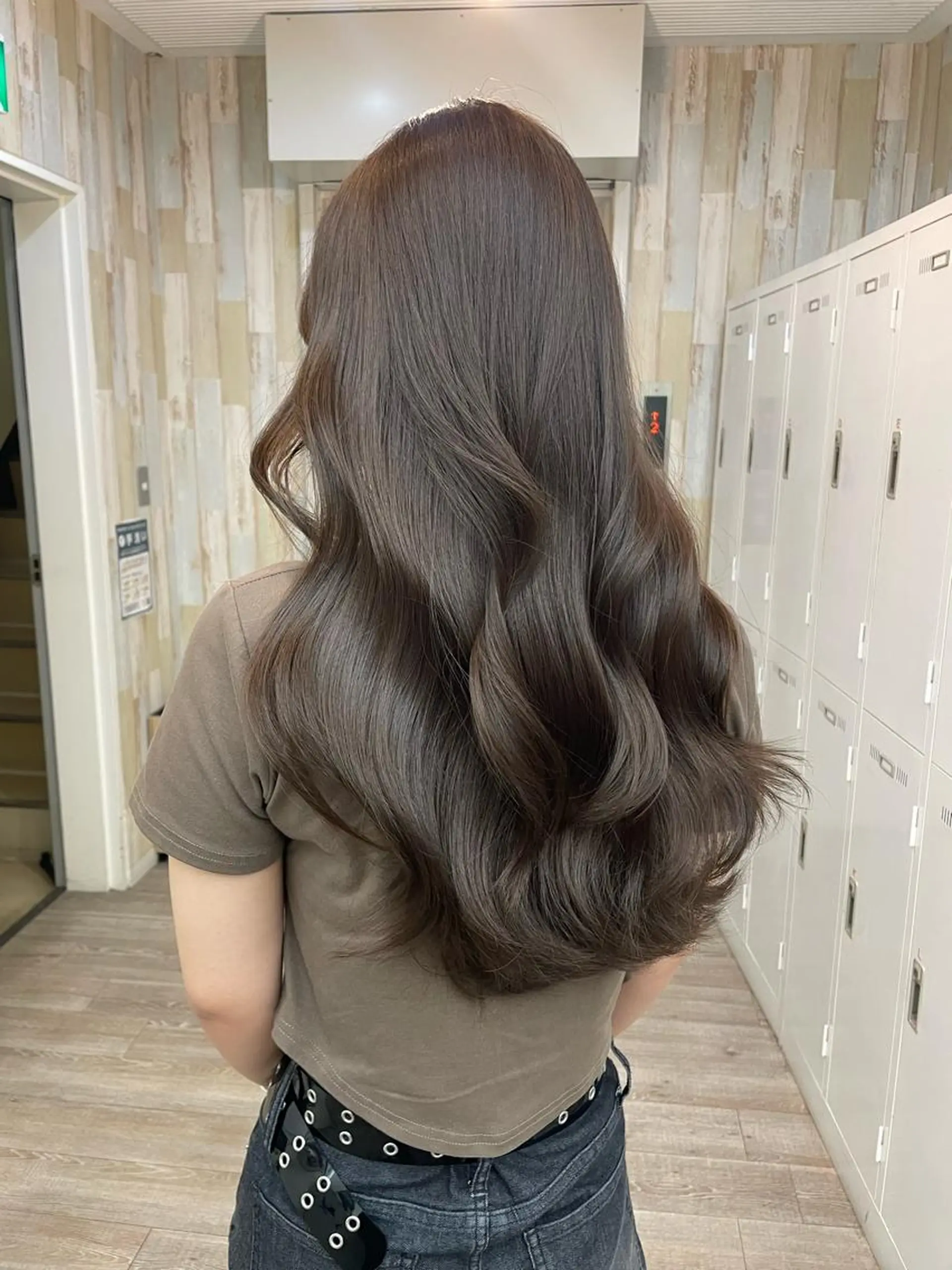 ロング カラー ヘアカラー トリートメント HIKARU副店長/ ✨️髪質改善のヘアスタイル