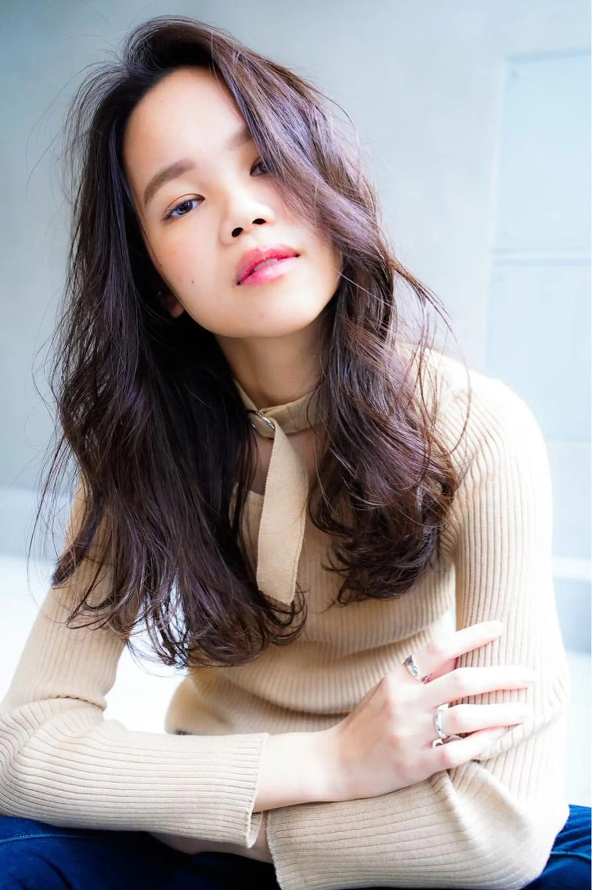 セミロング カラー パーマ ヘアアレンジ メンズ キッズ ネイル マツエク・マツパ 韓国ヘア🫧 KAZUTOのヘアスタイル