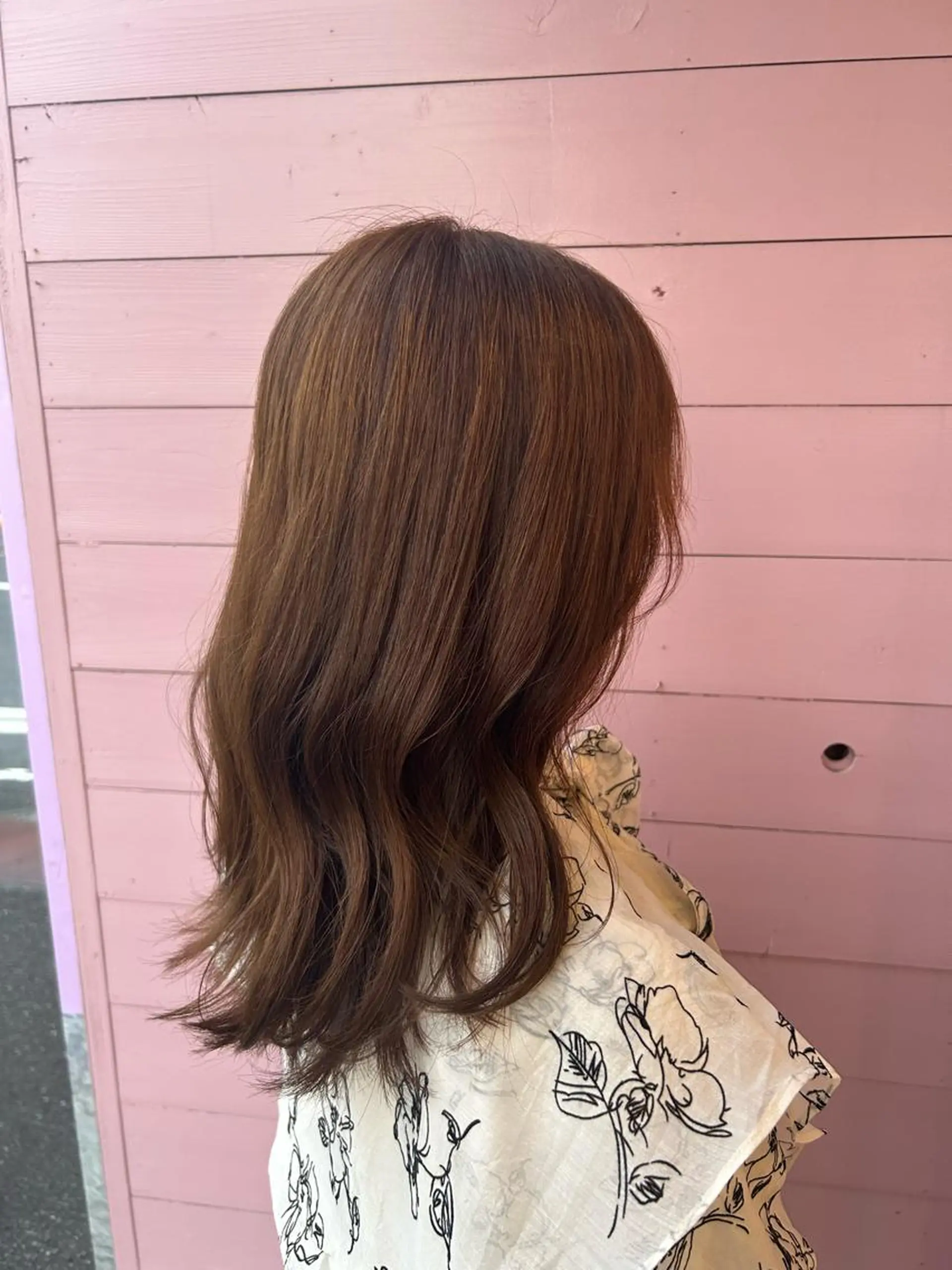 ミディアム カラー バレイヤージュ ブリーチ ケアブリーチ 透明感カラー デザインカラー ヘアカラー トリートメント 💙ルル💙 ハイトーン/レイヤーのヘアスタイル