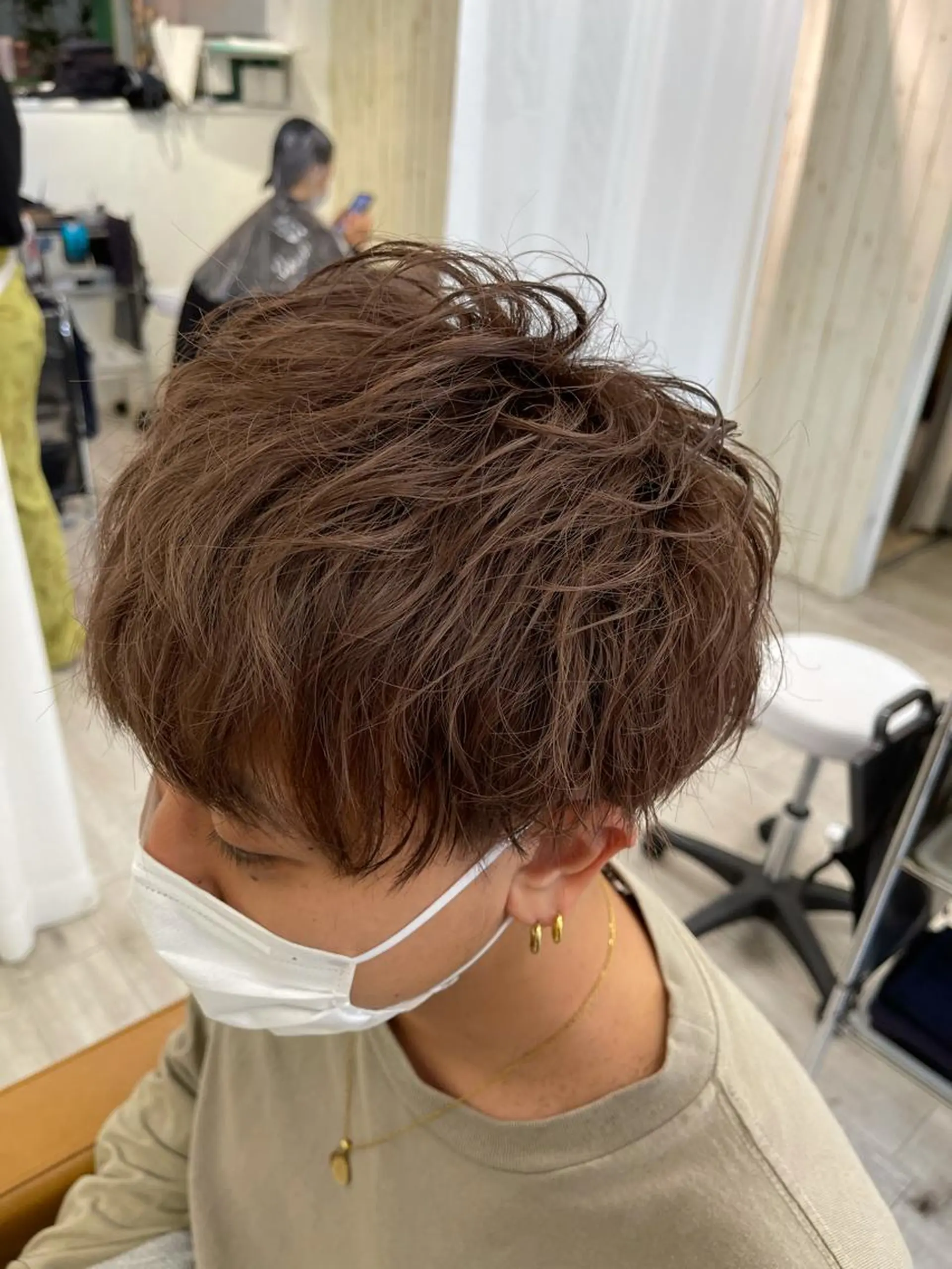 ショート ヘアアレンジ メンズ メンズブリーチ カット ヘアカラー トリートメント メンズ専門 Stylist吉川のヘアスタイル