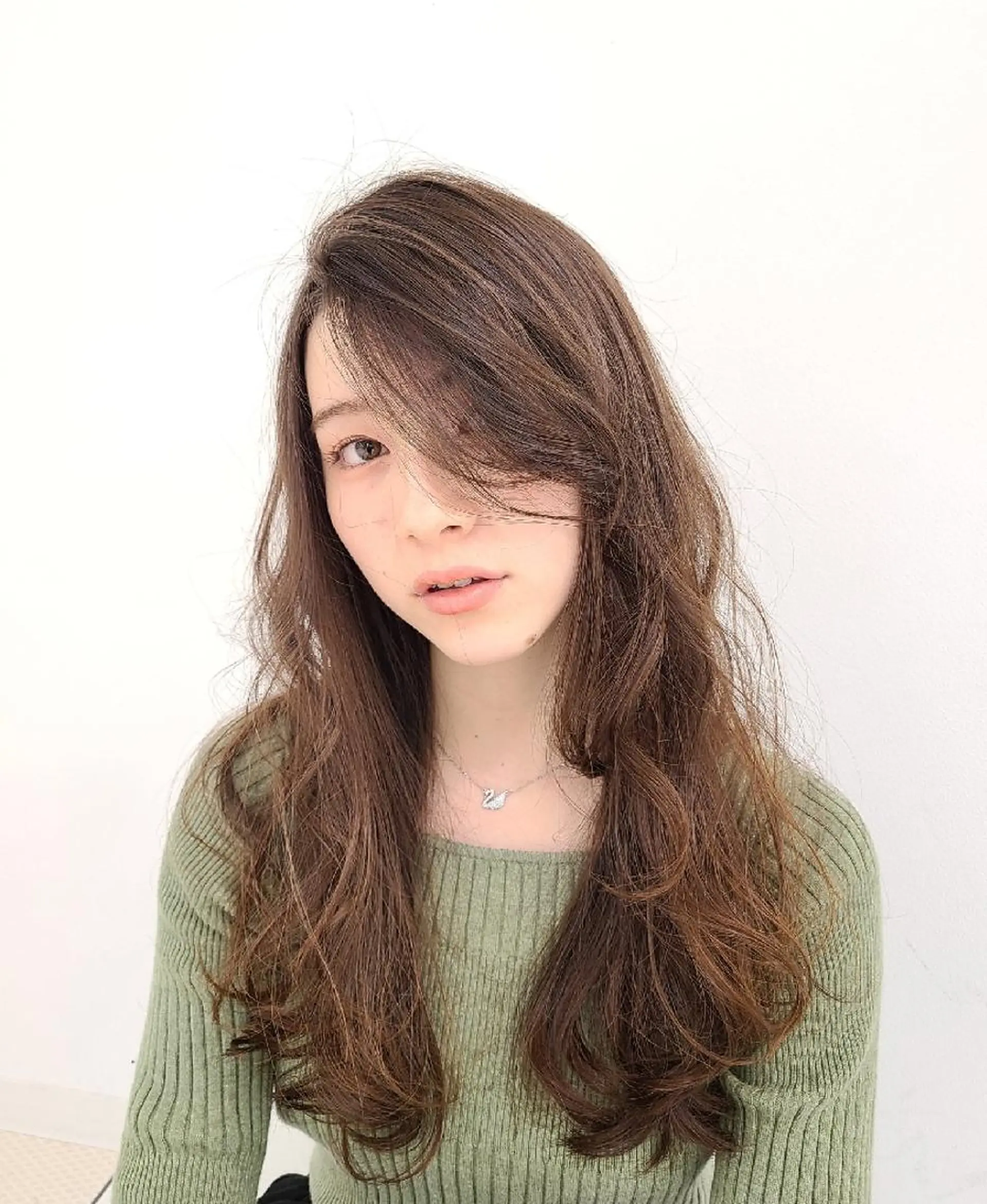 ロング カラー ヘアアレンジ ベージュカラー 透明感カラー ハイライトカラー ハイライト カット ヘアカラー トリートメント terra✂️川嶋 大輔のヘアスタイル
