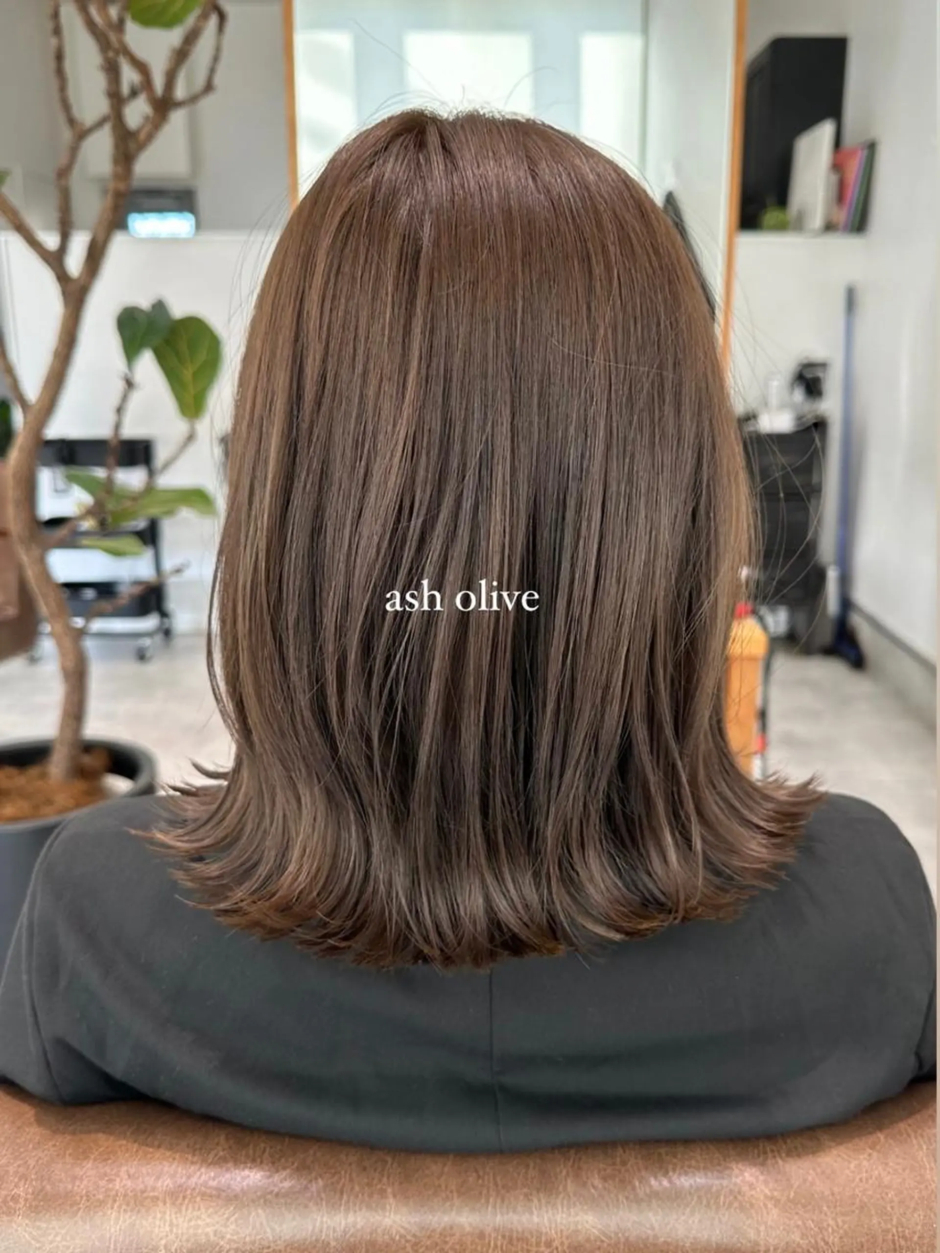ミディアム カラー ヘアアレンジ recipe　黒木 彩那のヘアスタイル