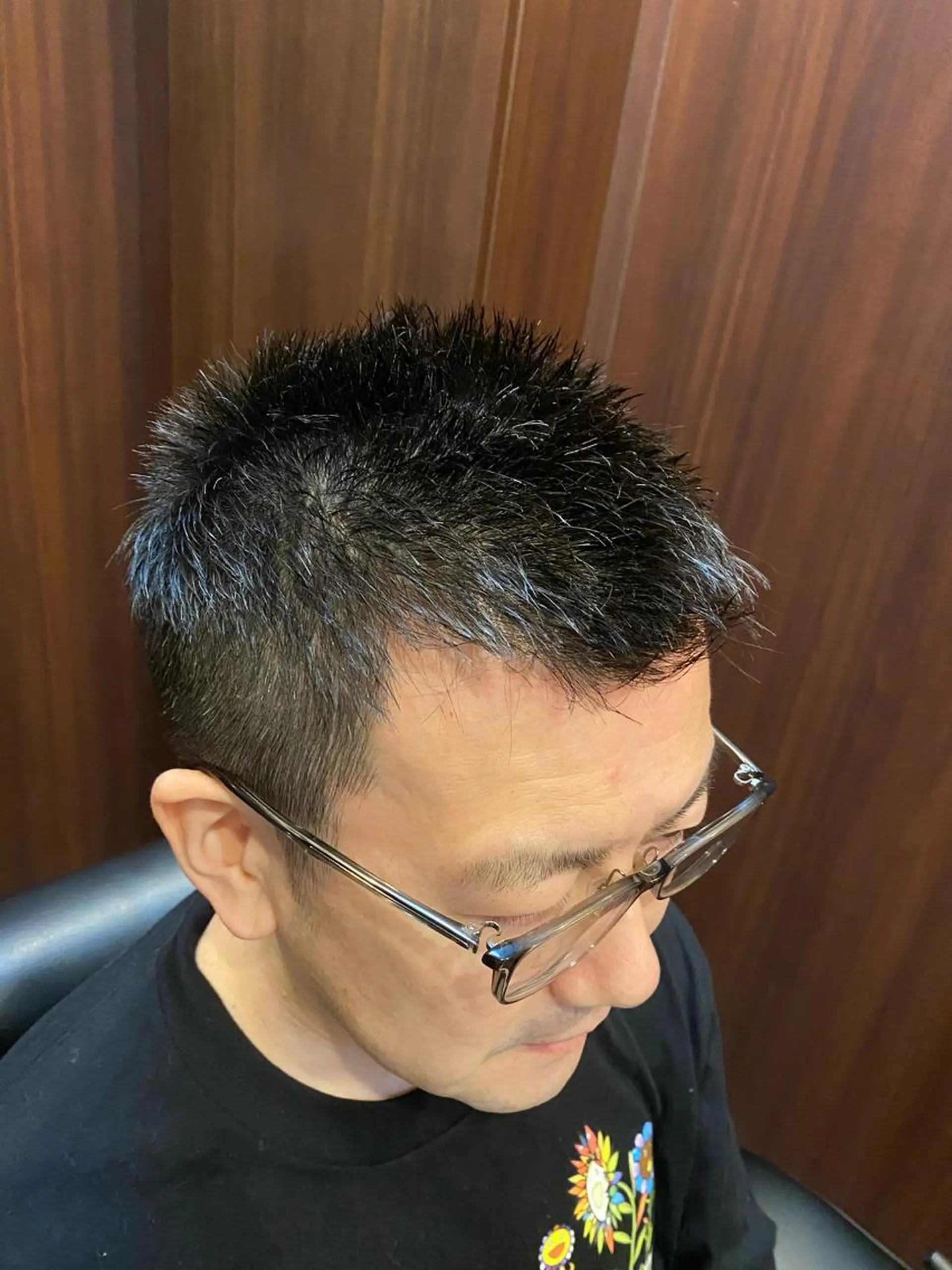 ショート ヘアアレンジ メンズ 刈り上げ ヒロ銀座所属・福村 美沙紀のヘアスタイル