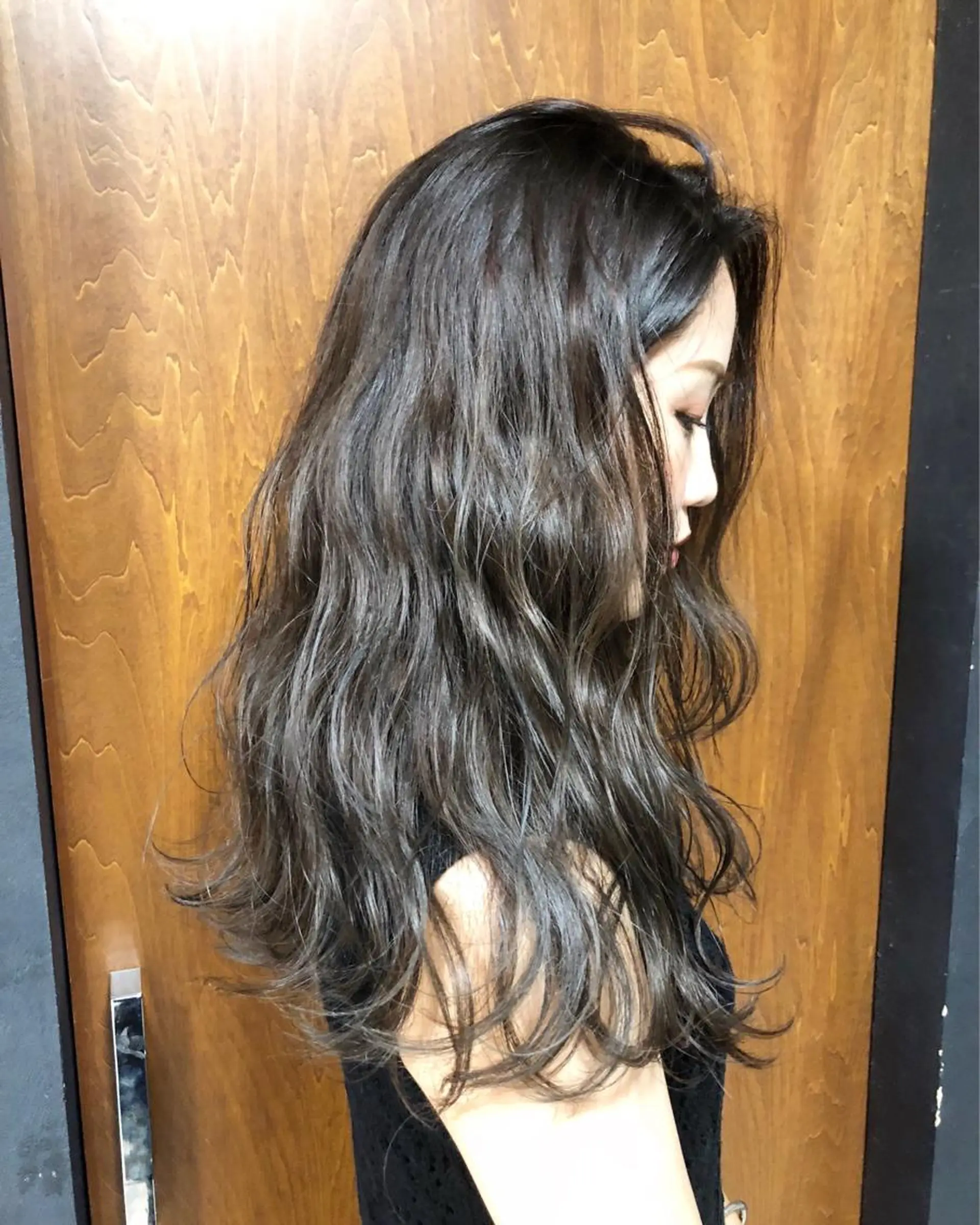 ロング カラー 透明感カラー グレージュ REVE所属・TAKU 美容師のヘアスタイル