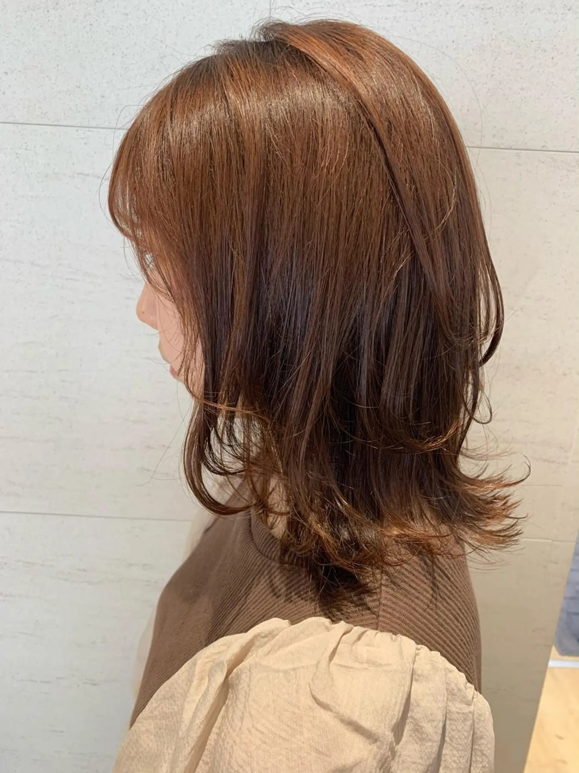 カラー オレンジ 髪質改善✖️似合わせ 🌻ヒトミのヘアスタイル