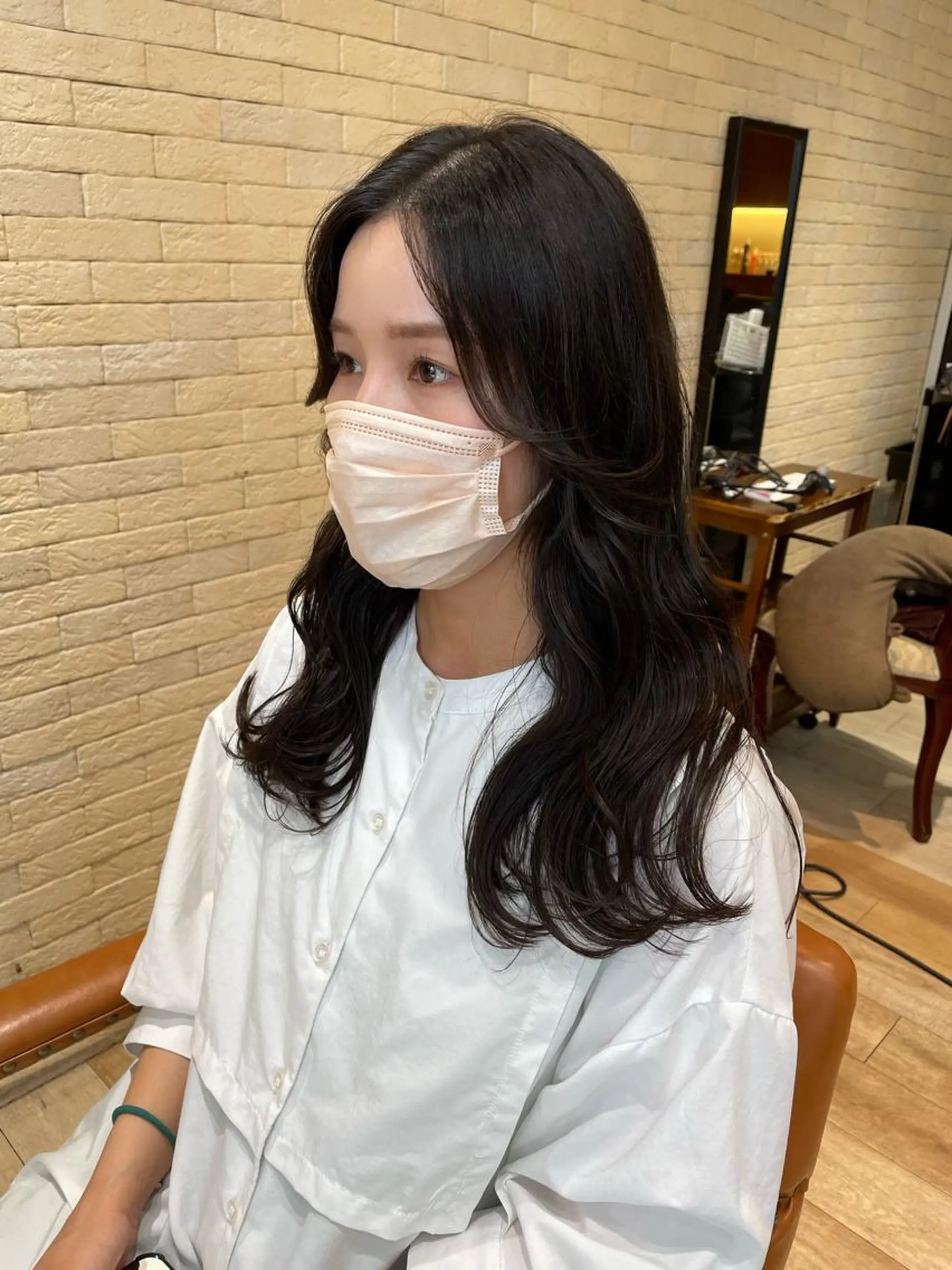ロング 亀川蓮 Agu hairのヘアスタイル