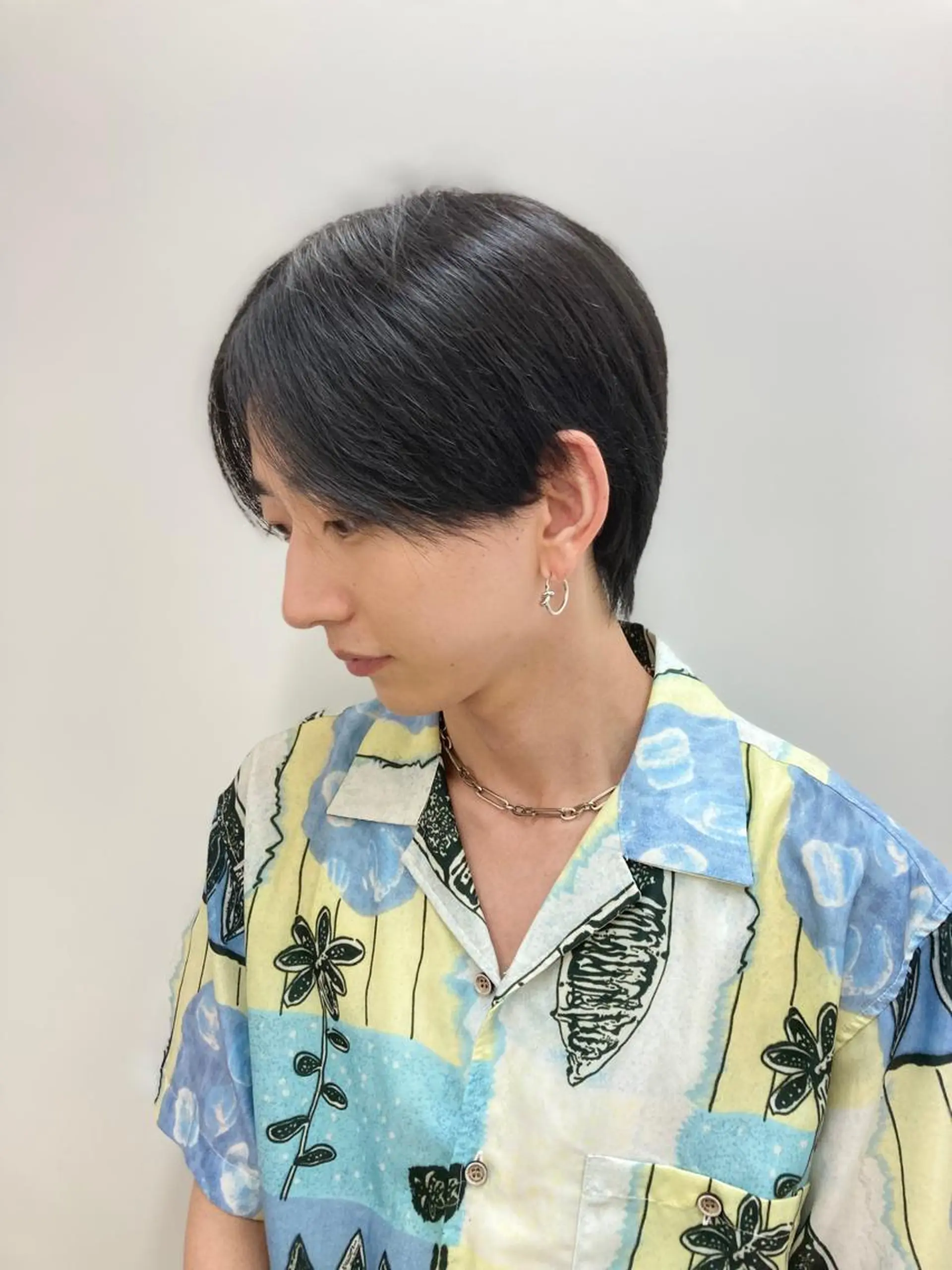 ショート メンズ マッシュ メンズウルフカット ウルフカット カット 縮毛矯正 トリートメント CHELSEA  梅田所属・OKADA/メンズ /カット/眉/縮毛のヘアスタイル
