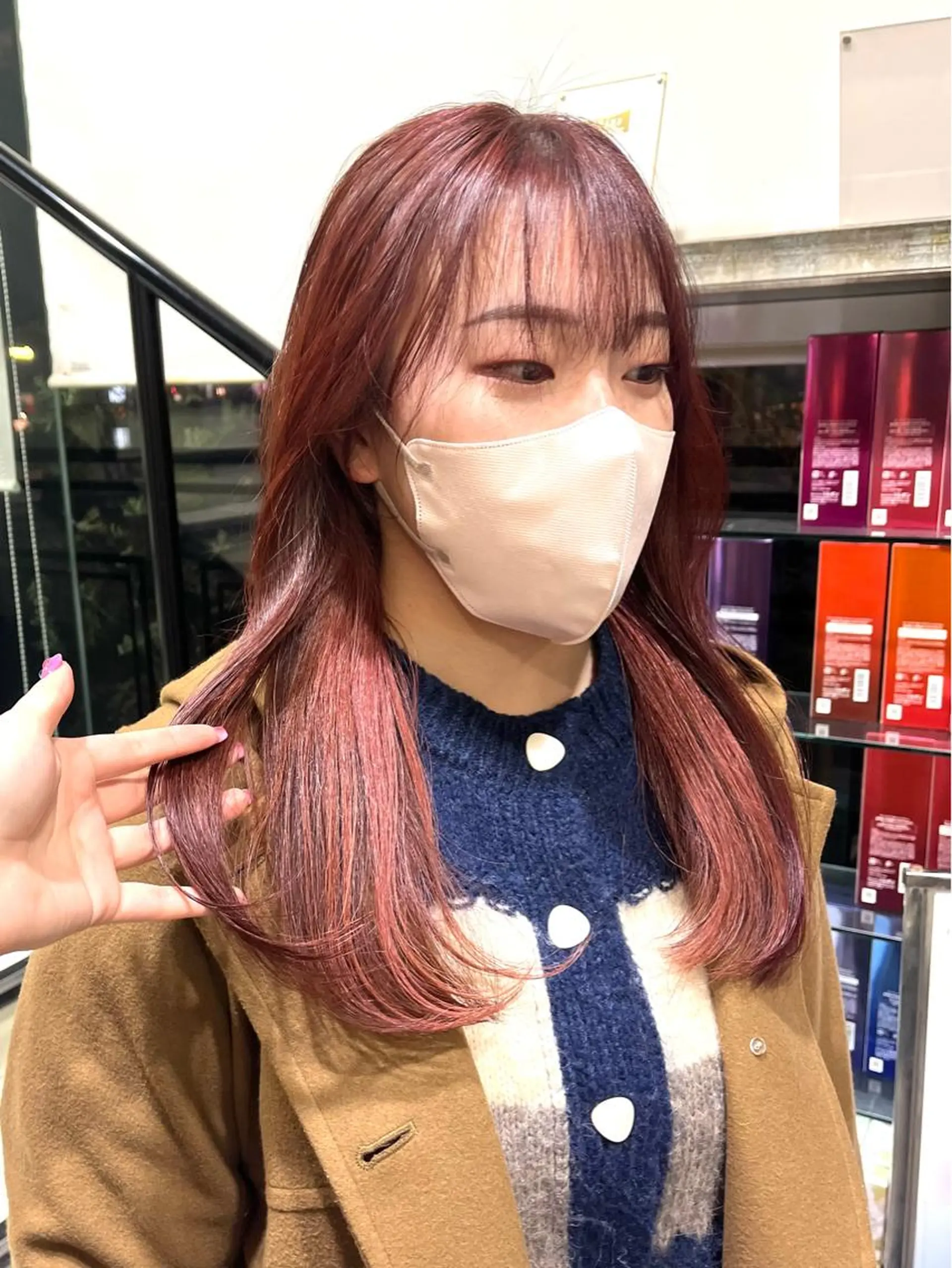 カラー 海外girl🤎 透明感ベージュmaoのヘアスタイル