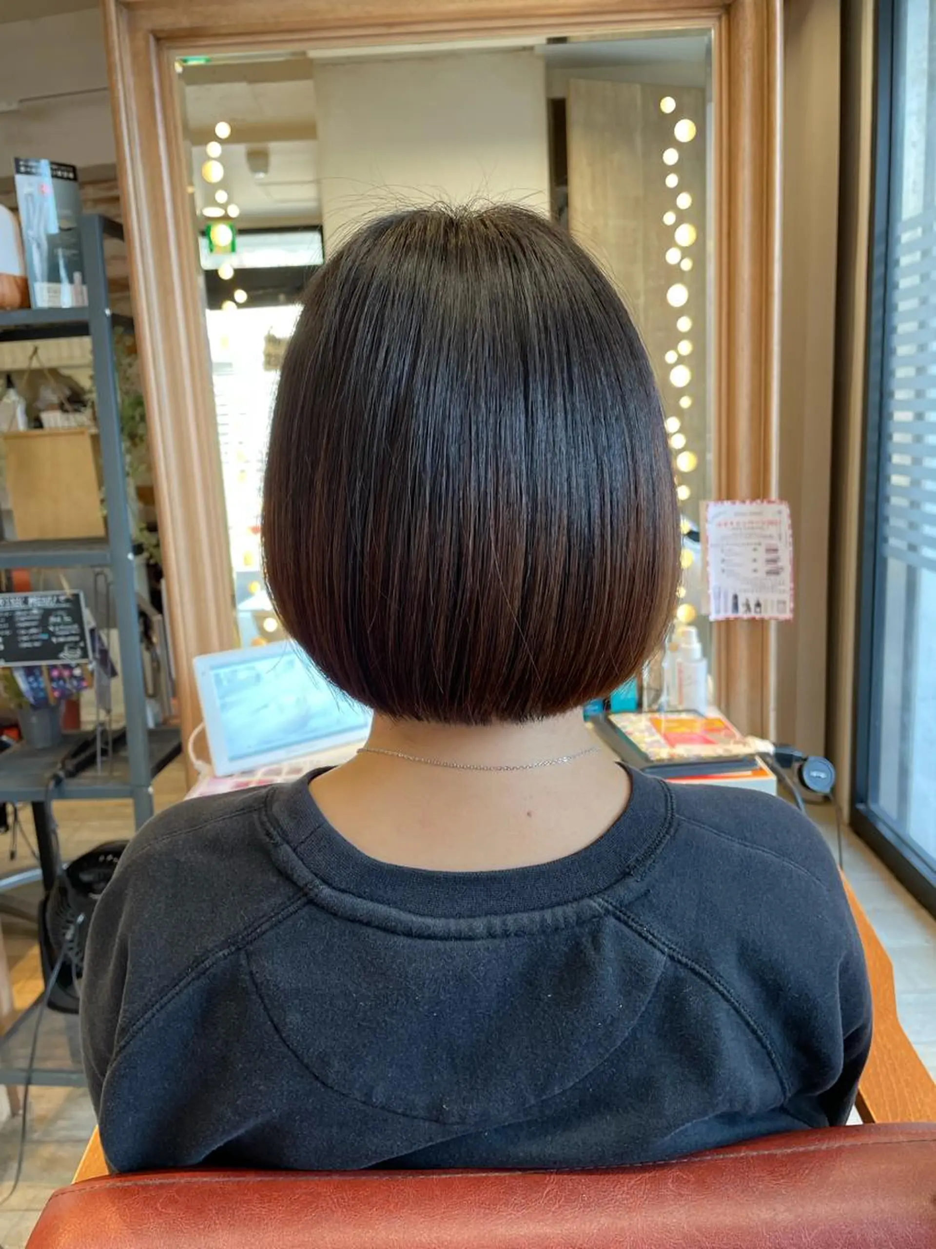 ショート ボブ カット LOG/所属・✨縮毛/ブリーチ✨ 出口 紗依のヘアスタイル