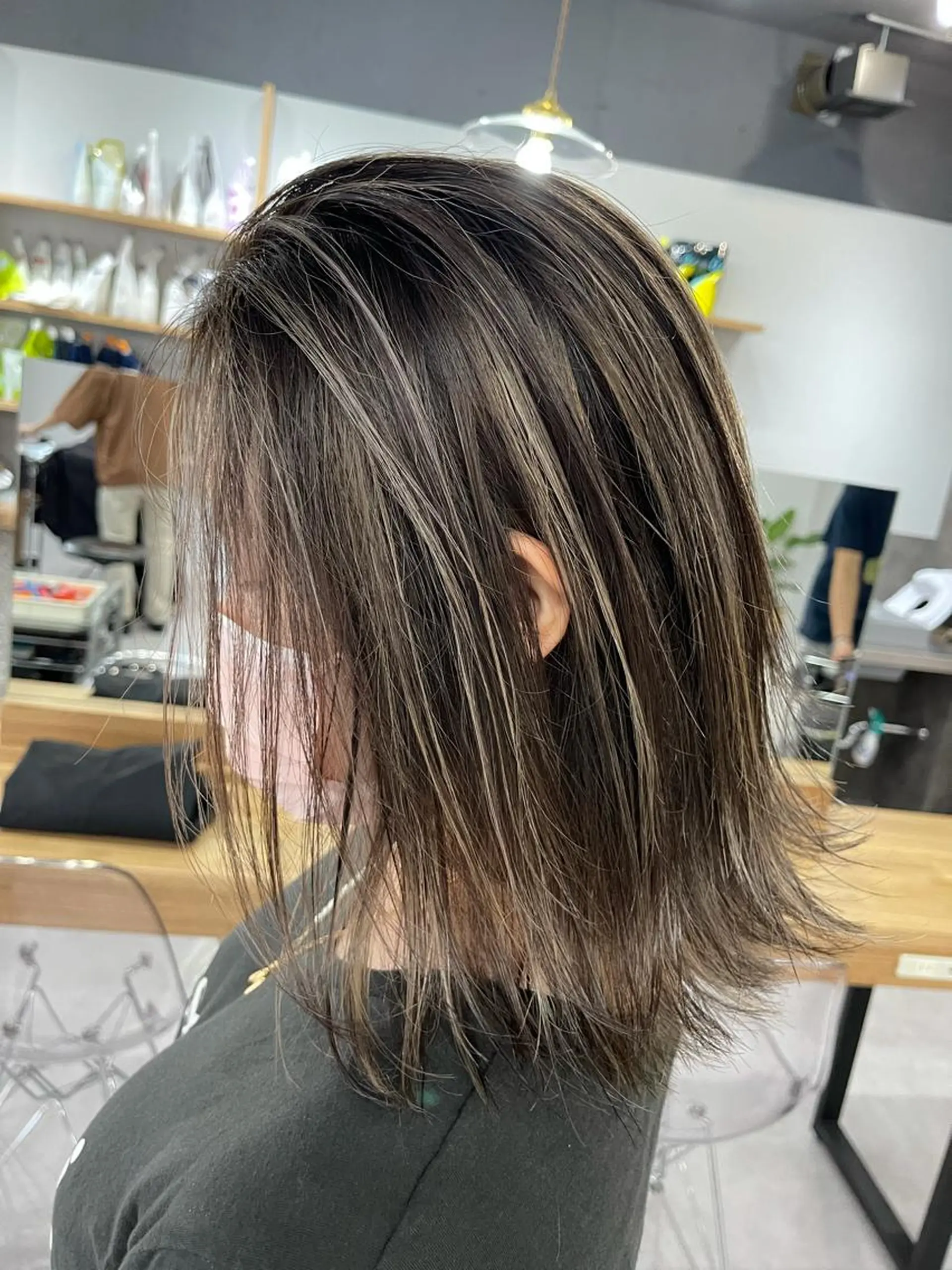 セミロング カラー ヘアカラー トリートメント Reb_keiji 👑小倉圭司のヘアスタイル