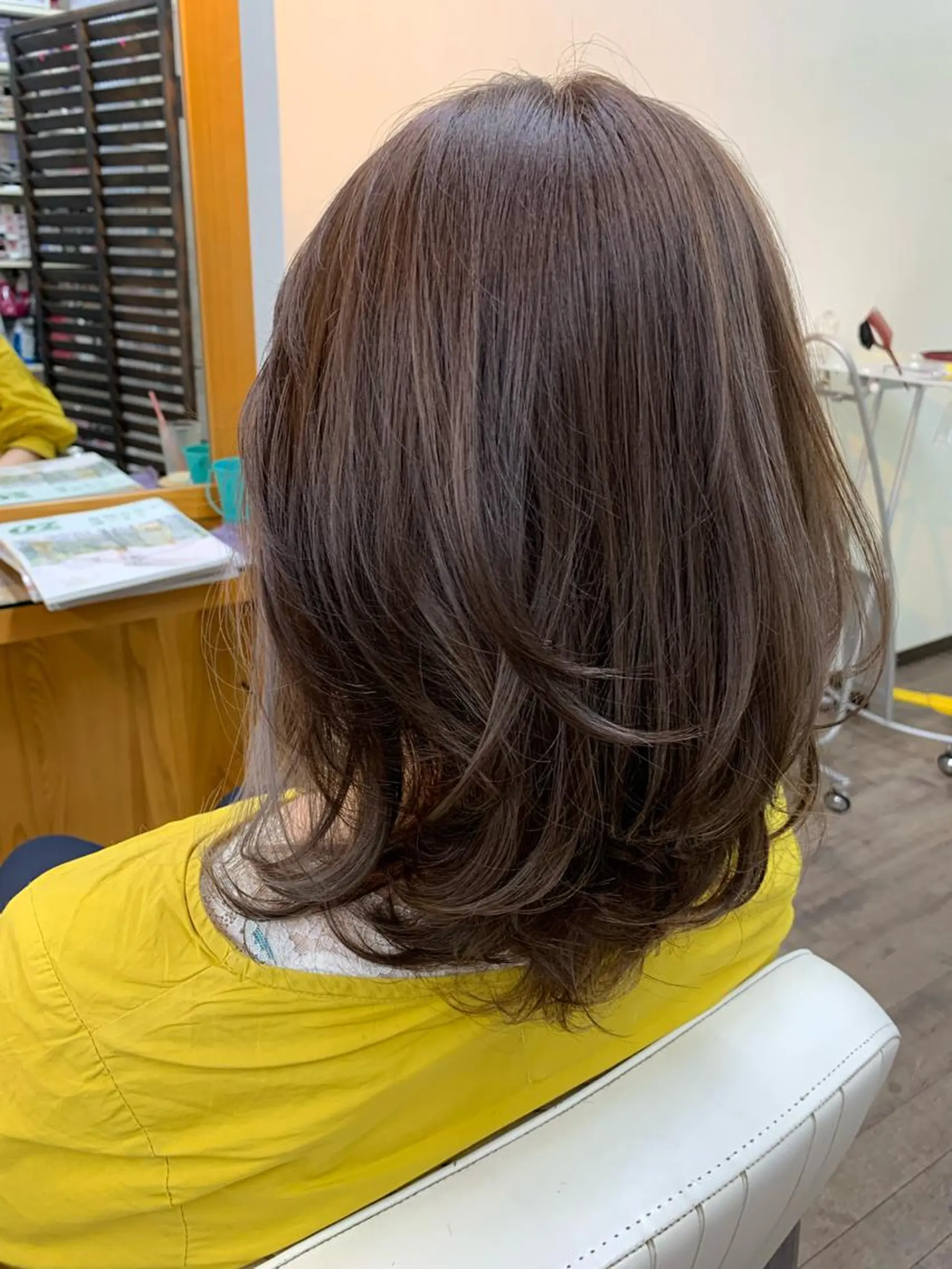 ミディアム カット パーマ 縮毛矯正 トリートメント ajuga所属・hama yukiのヘアスタイル