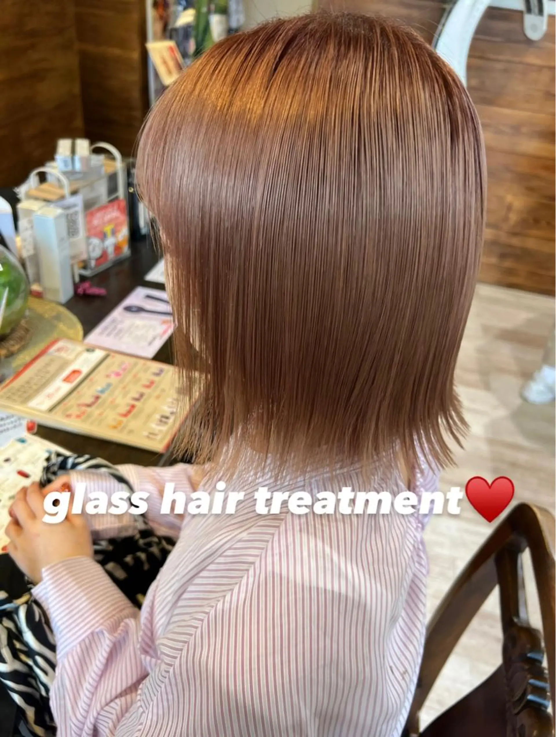 ショート ボブ 髪質改善 ショートヘア トリートメント カット 暖色ｶﾗｰ/ﾚｲﾔｰ ｶｯﾄ/Yunaのヘアスタイル