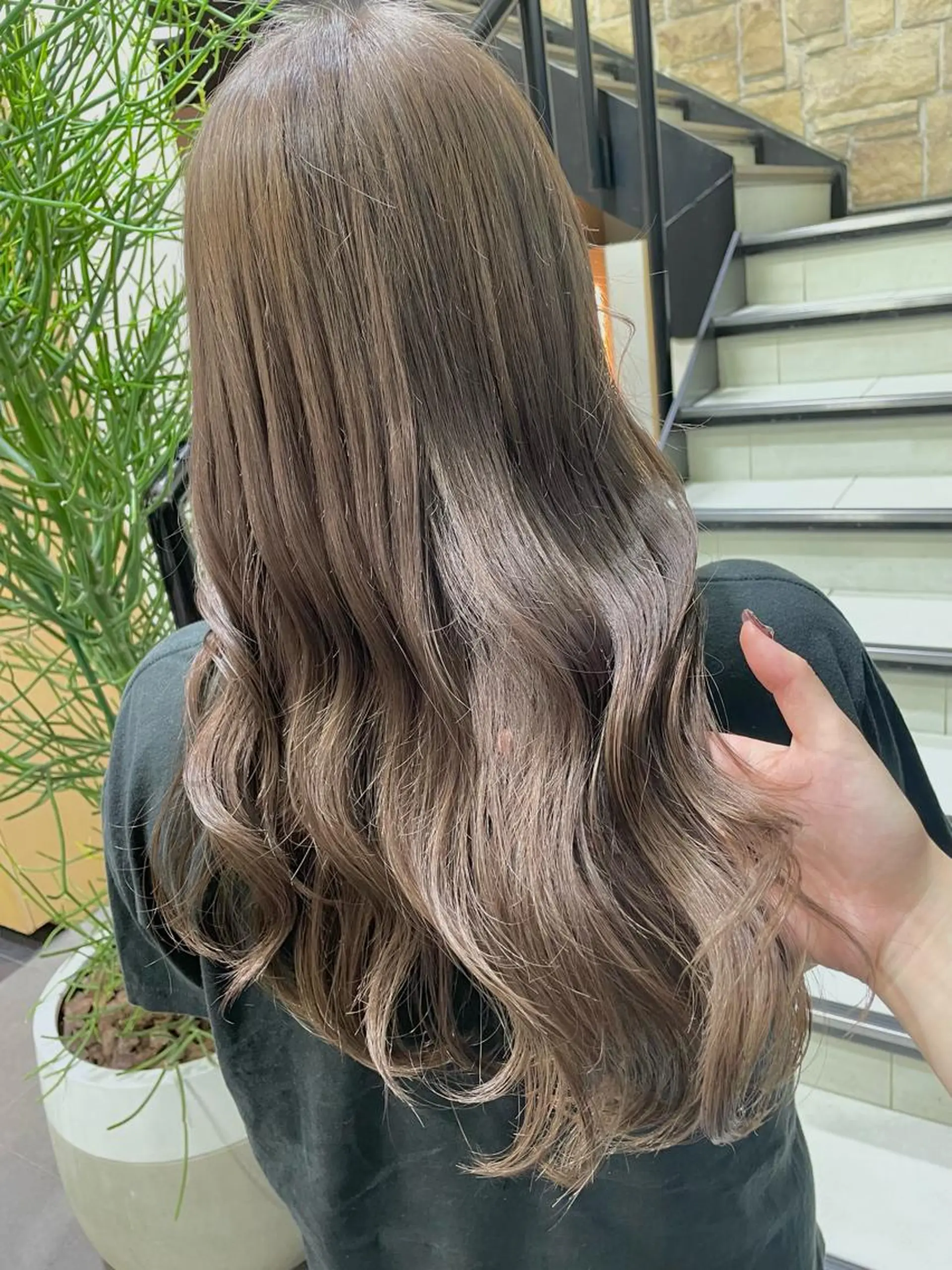 ロング カラー 髪質改善 トリートメント 【 ネイリスト&アイ リスト】キヨカのネイルデザイン