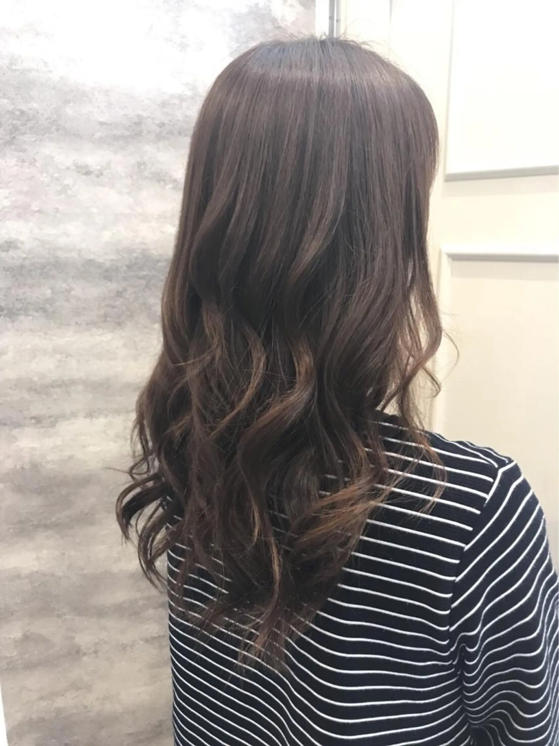 セミロング カラー アッシュ ベージュカラー 💈Blanco💈 カラー&ケア🌈のヘアスタイル
