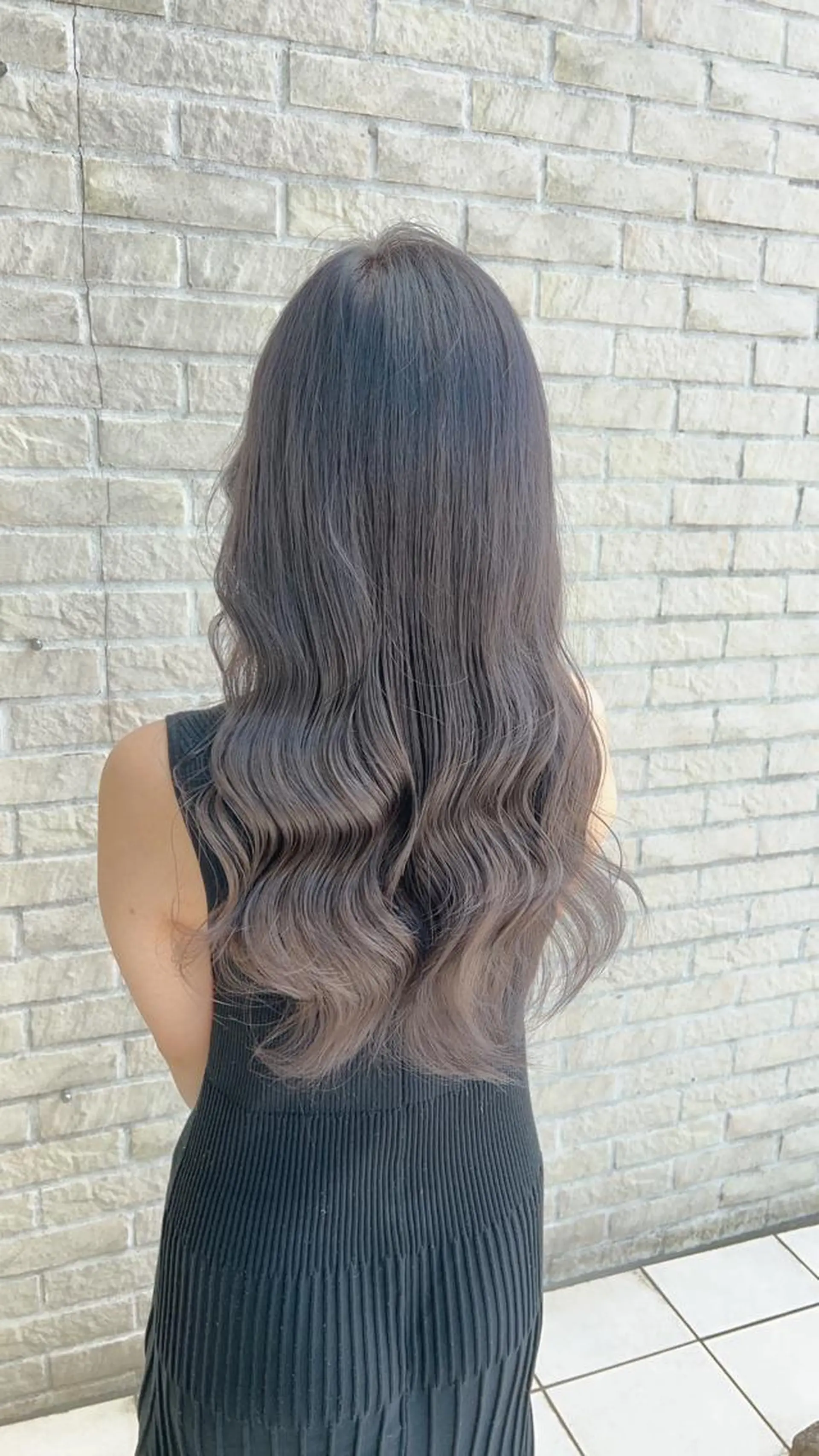 ロング カラー ブリーチ 透明感カラー ブリーチなしカラー ヘアカラー 艶髪レイヤー屋さん 大澤竜馬のヘアスタイル