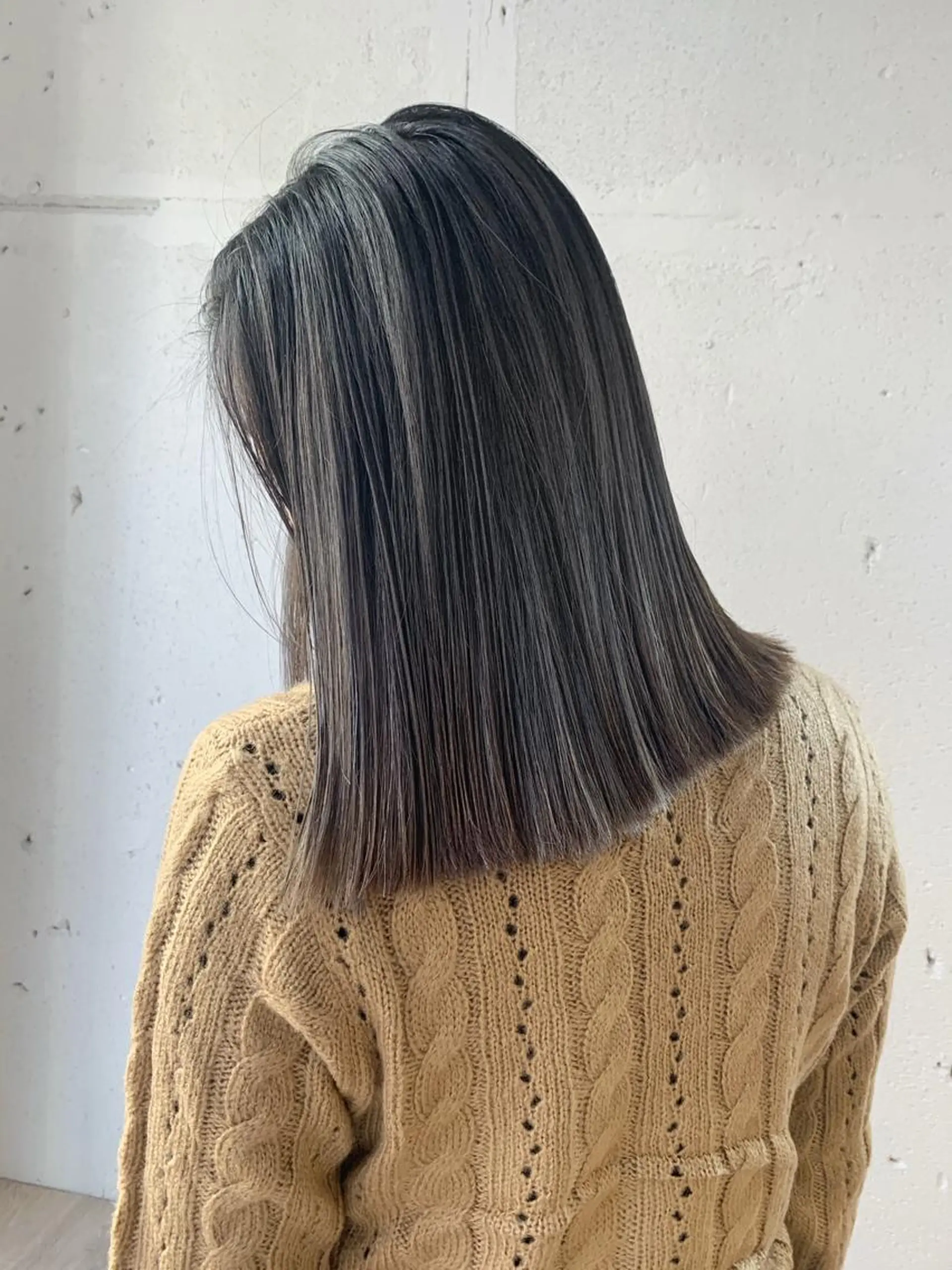 ミディアム カラー ヘアアレンジ カット ヘアカラー WATARU🔥／ 外国人風ハイライトのヘアスタイル