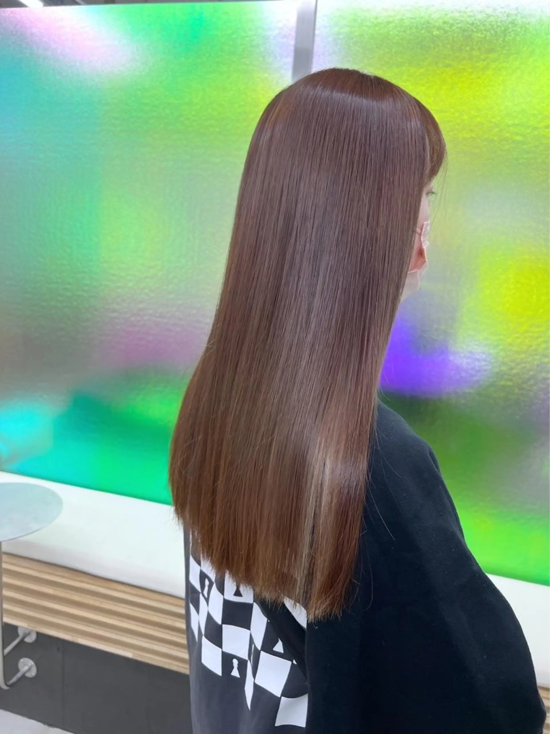 ロング カラー ヘアカラー トリートメント 髪質改善特化newi ‎🤍amaneのヘアスタイル