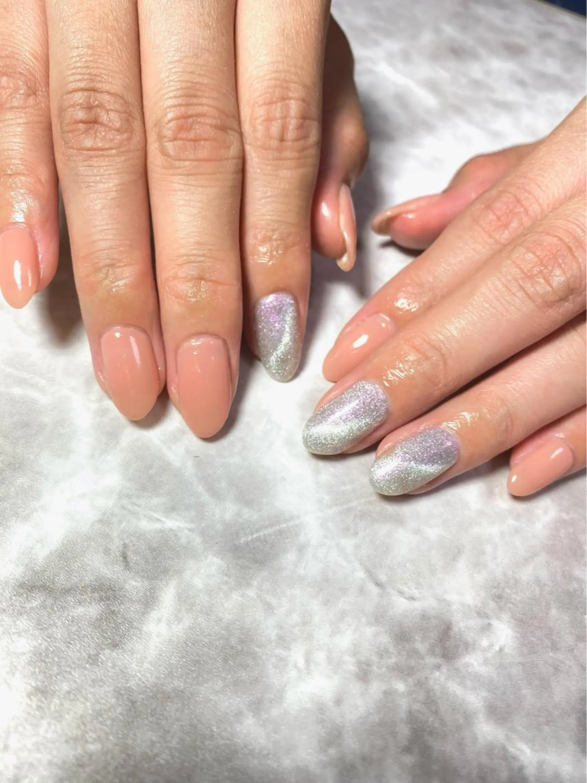 ネイル ジェルネイル マグネットネイル オフィスネイル ワンカラーネイル ハンドネイル nailsalon RMIKのネイルデザイン