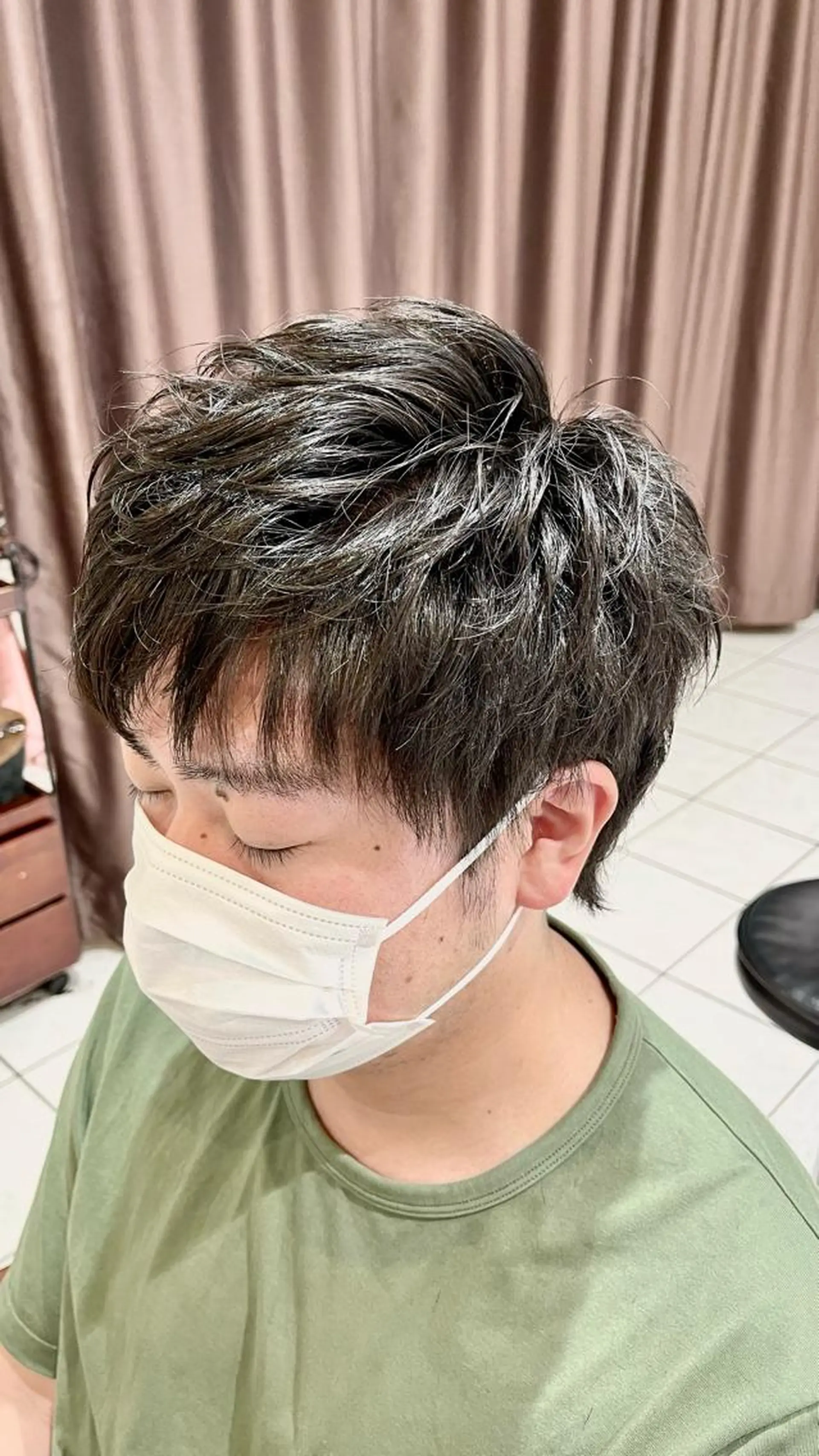 ショート メンズ ツーブロック テラモト カズヨシのヘアスタイル