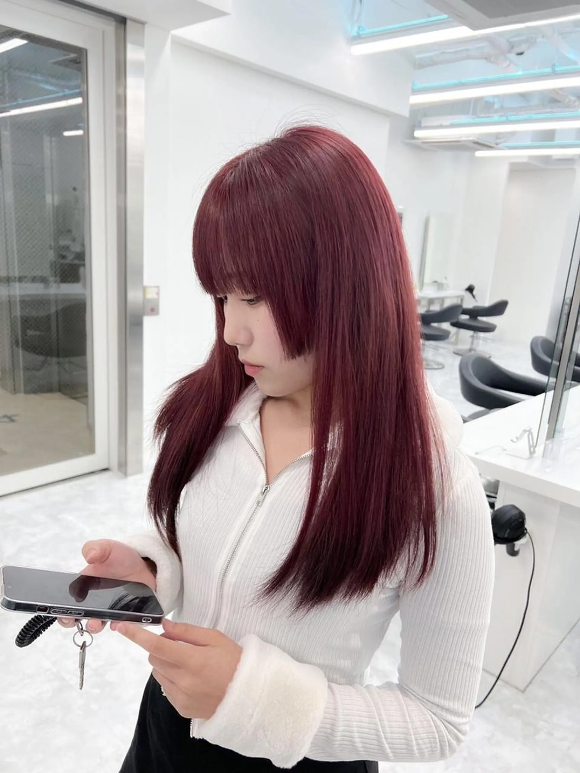 カラー カット ヘッドスパ ヘアセット 夏の暖色カラー💞 渋谷FRUITSのヘアスタイル