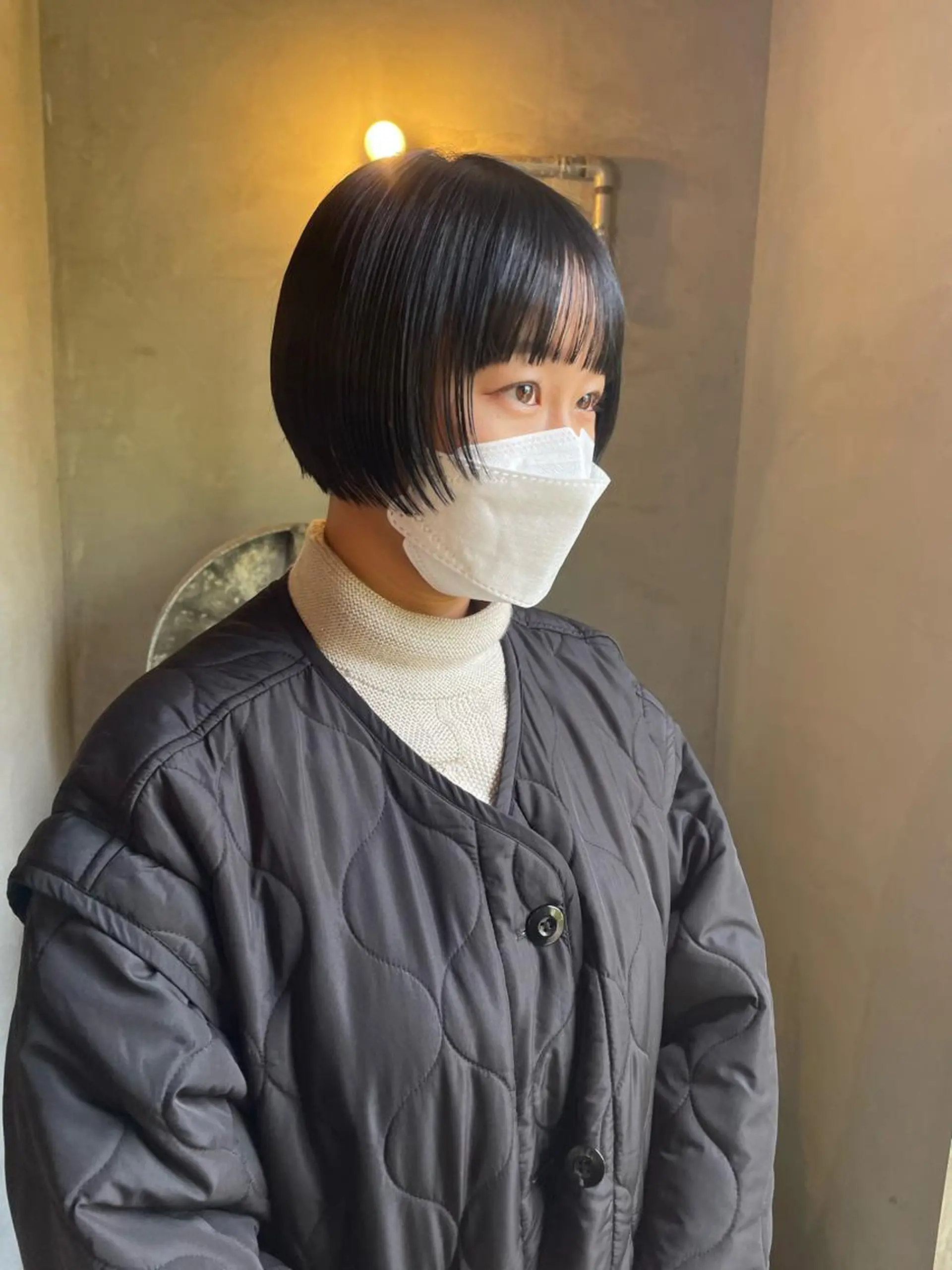 ショート ボブ 石田 まいやのヘアスタイル