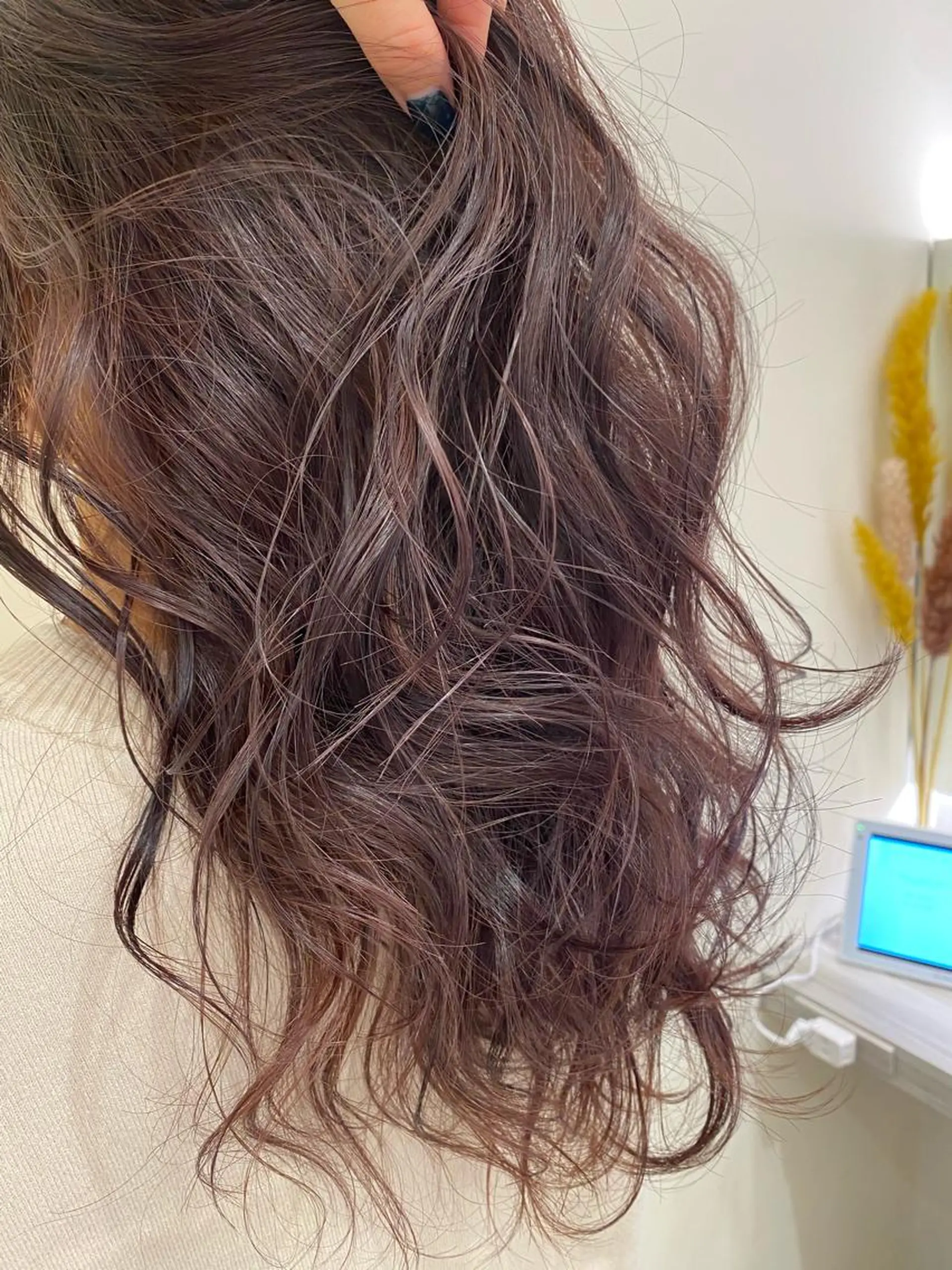ロング カラー ヘアアレンジ 酸性縮毛矯正で作る 艶髪/渡邊祐子のヘアスタイル