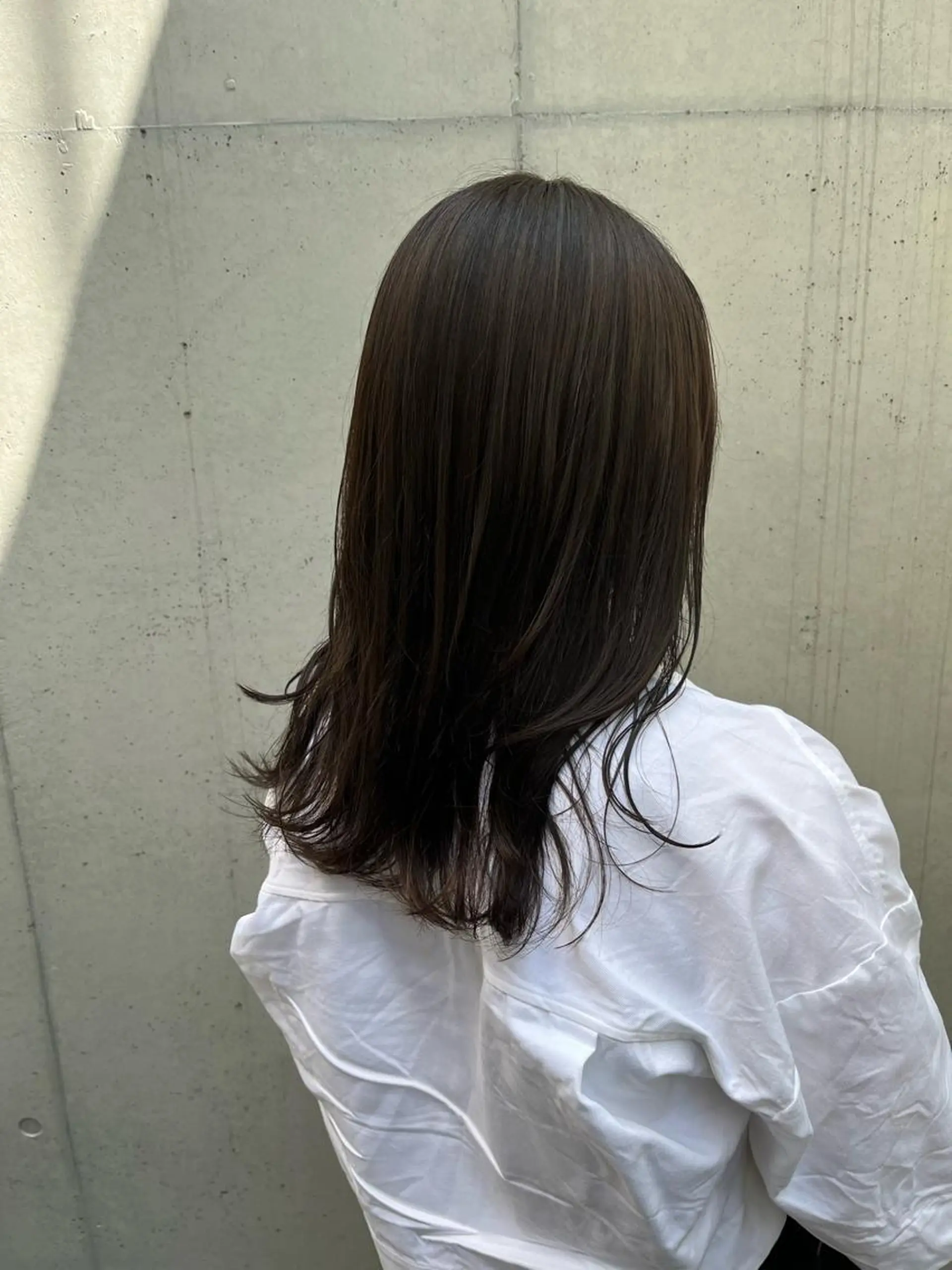 ミディアム カラー ブラウンカラー ダークブラウン カット ヘアカラー トリートメント ✨透明感カラー✨ 🦖佐々木未来🦕のヘアスタイル