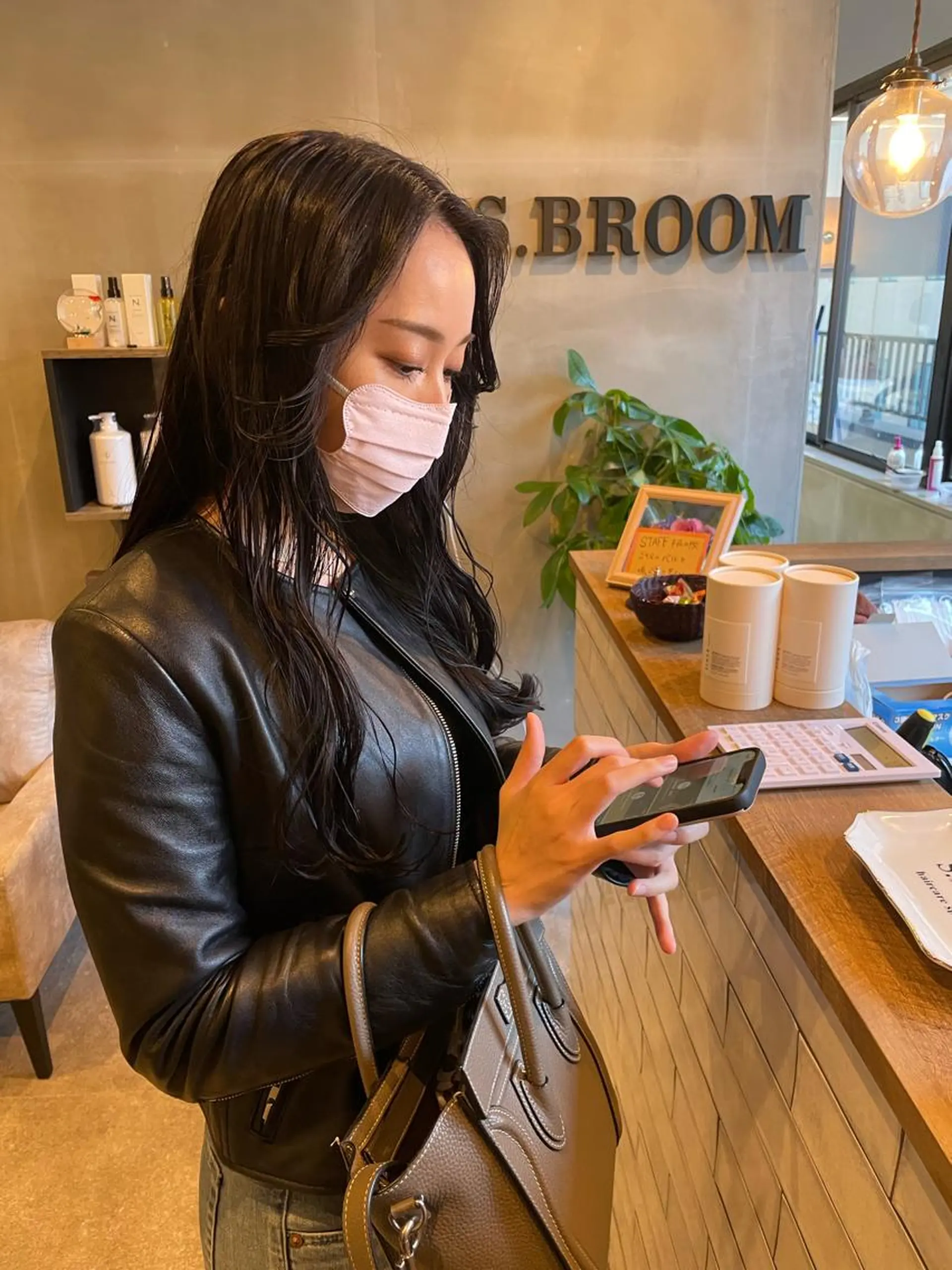 ロング カラー ラベンダーカラー S.BROOM なんばTAKUYAのヘアスタイル