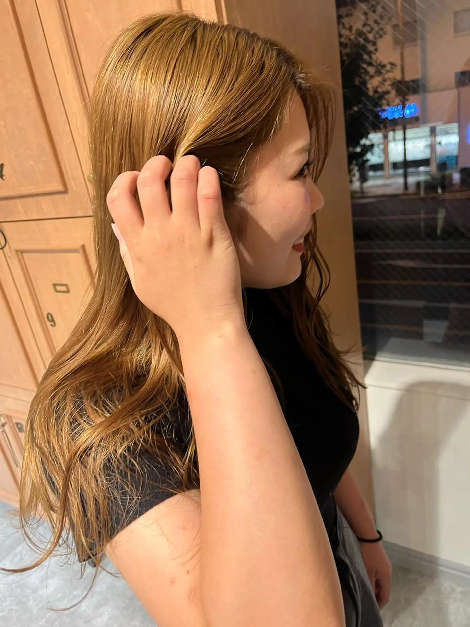 ロング カラー ヘアカラー SIKI yuuna モテ韓国ヘア☁️のヘアスタイル